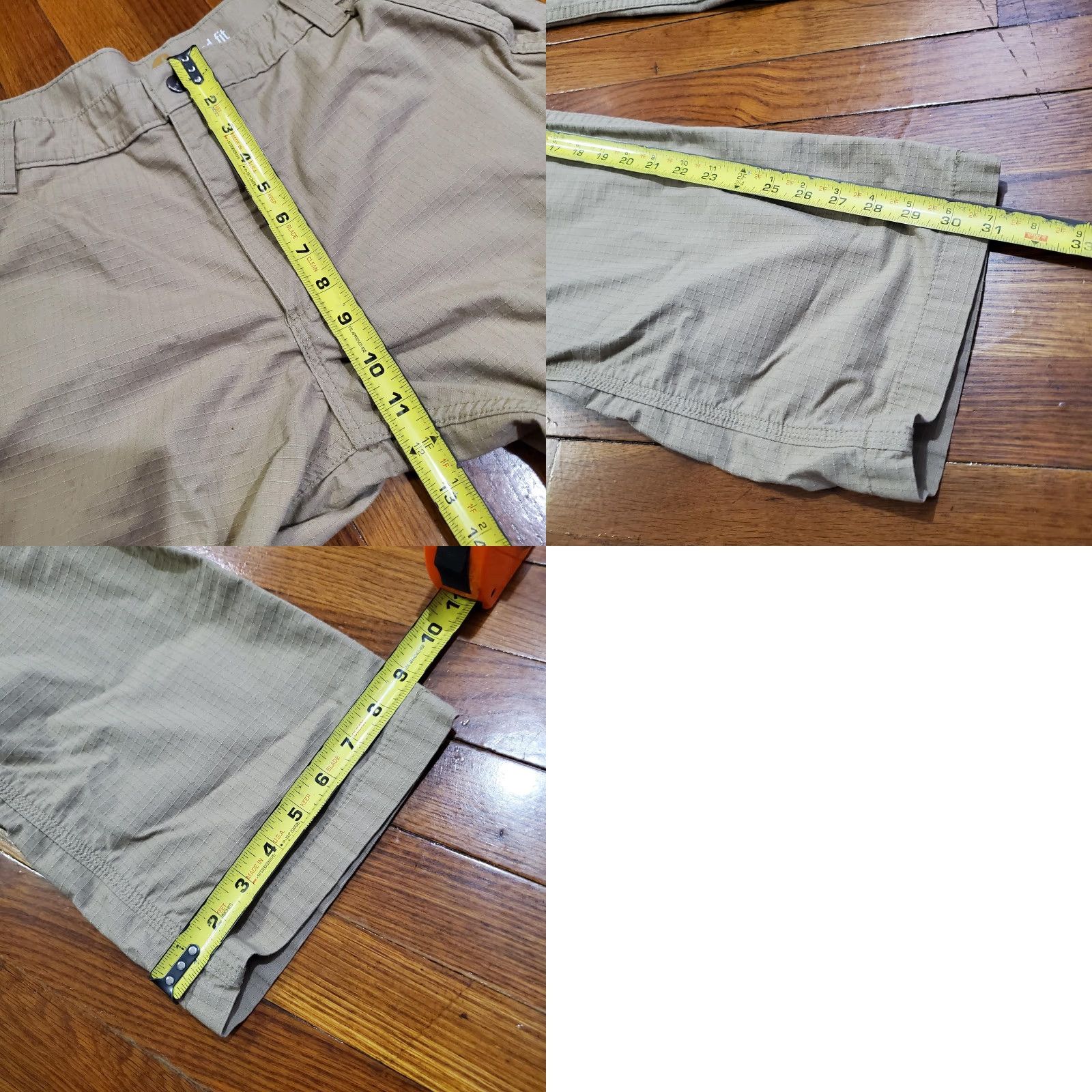 Carhartt Carhartt Pants Mens 37x32 Beige Cargo Force Relaxed Fit Ripstop Workwear Utility Size US 36 / EU 52 - 9 Thumbnail