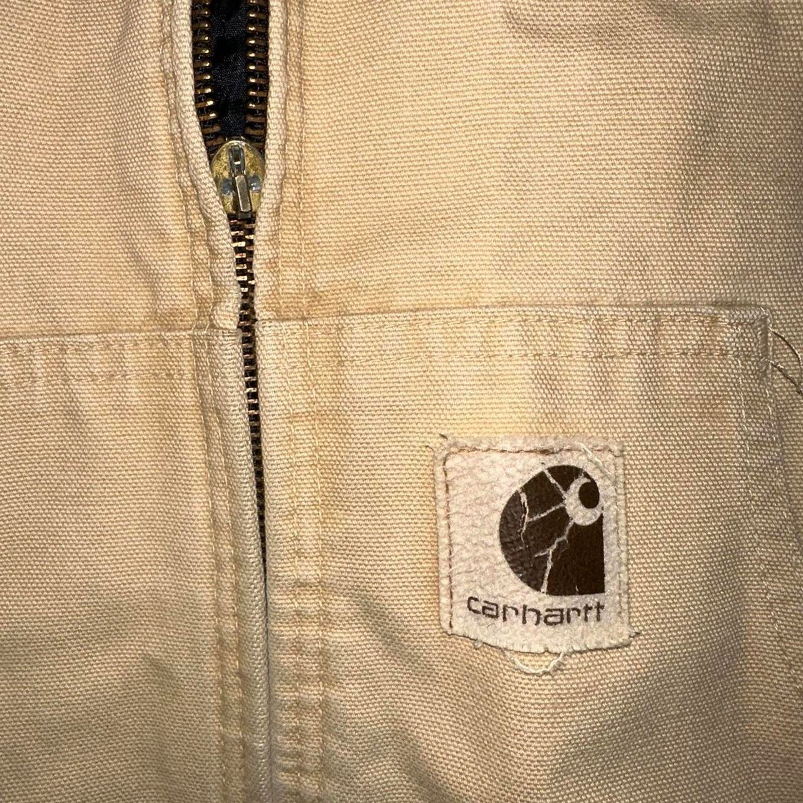 Carhartt × Vintage Vintage 1998 Wheat Carhartt J06 Jacket size M Size US M / EU 48-50 / 2 - 2 Thumbnail