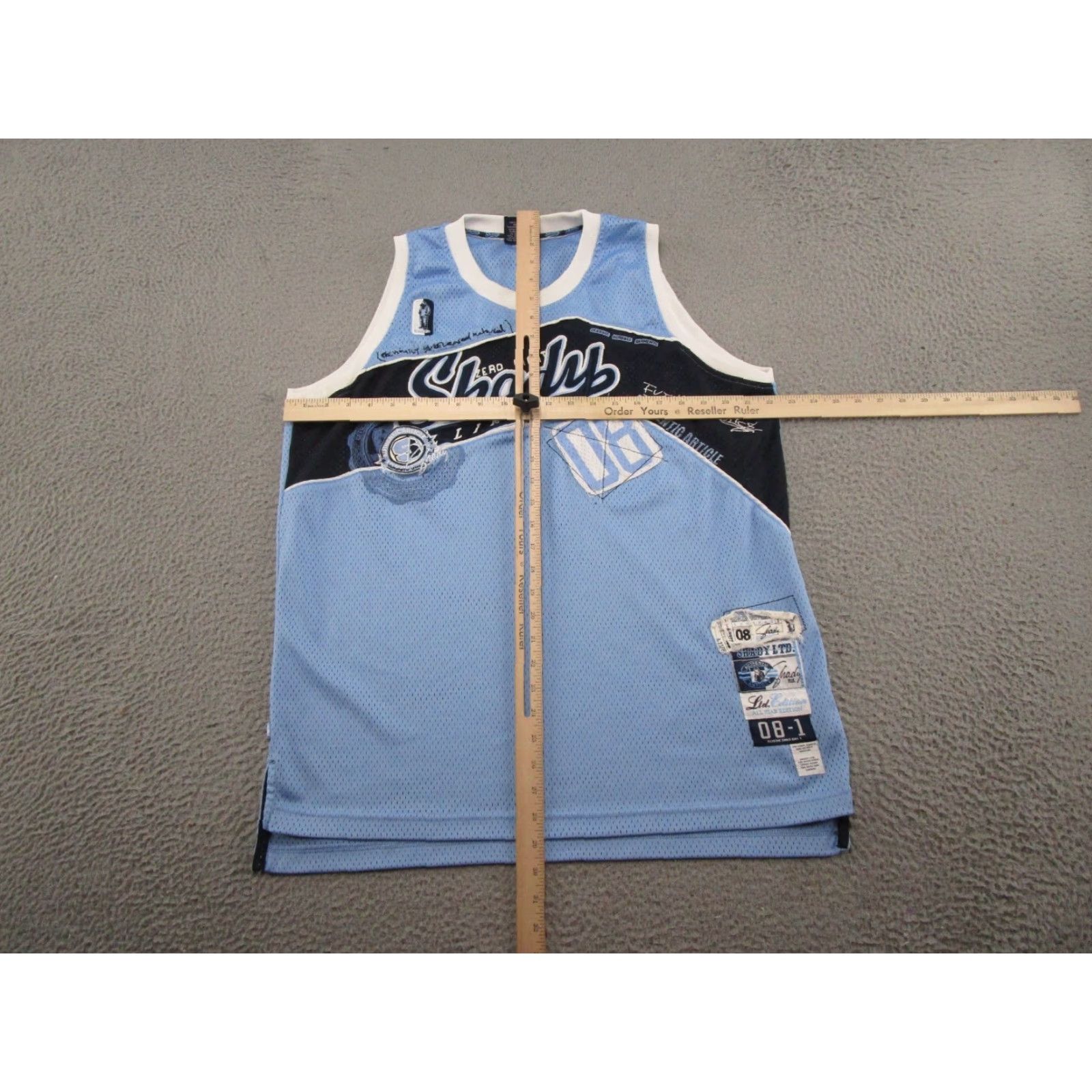 Vintage VTG Eminem Shady LTD Basketball Jersey Tank XL Men Blue Hip Hop Logo Jersey 80s 90s Vintage Size US XL / EU 56 / 4 - 6 Thumbnail