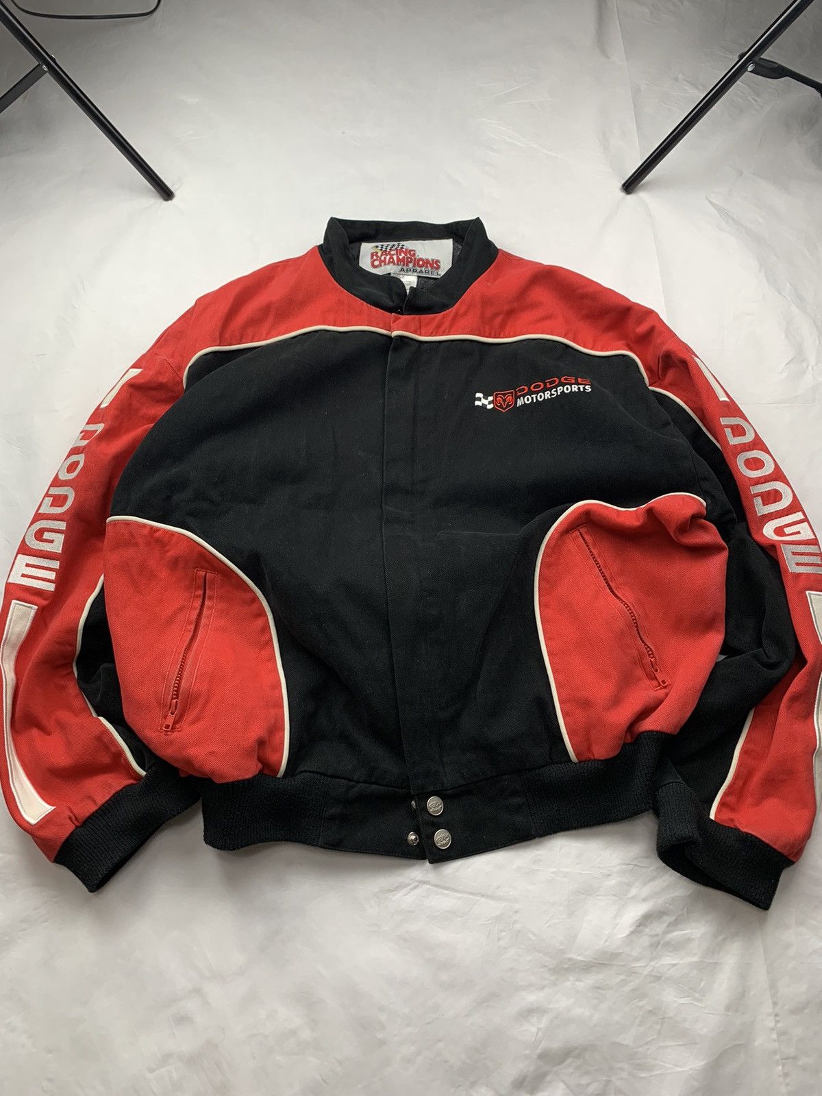 NASCAR Vintage 2000s Nascar Dodge Racing Jacket Size US XXL / EU 58 / 5 - 1 Thumbnail