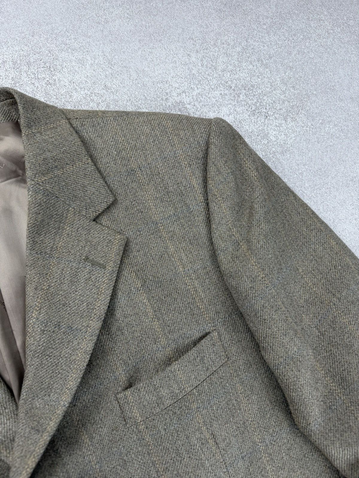 Yves Saint Laurent Vintage Yves Saint Laurent Wool Blazer Jacket Size 58 Size 48R - 7 Thumbnail
