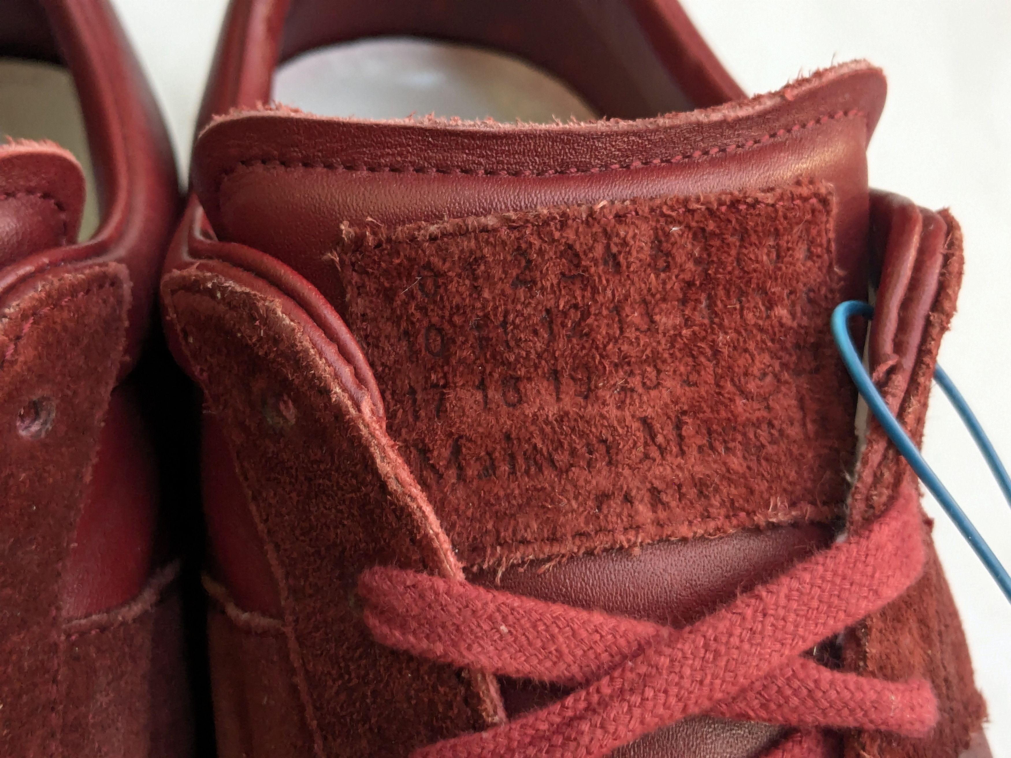 Maison Margiela Maison Margiela GAT Replica Burgundy 10 43 Low Tops Size US 10 / EU 43 - 4 Thumbnail