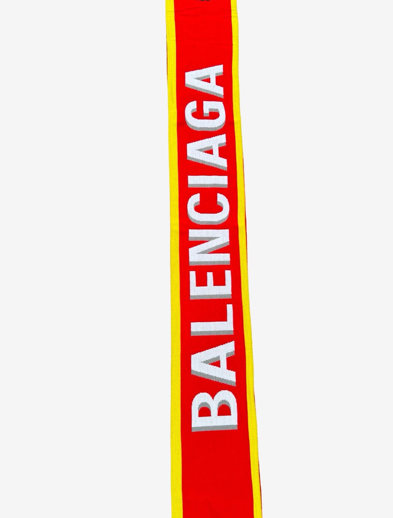 Balenciaga Balenciaga Adidas Soccer Logo Scarf Red Size ONE SIZE - 3 Thumbnail