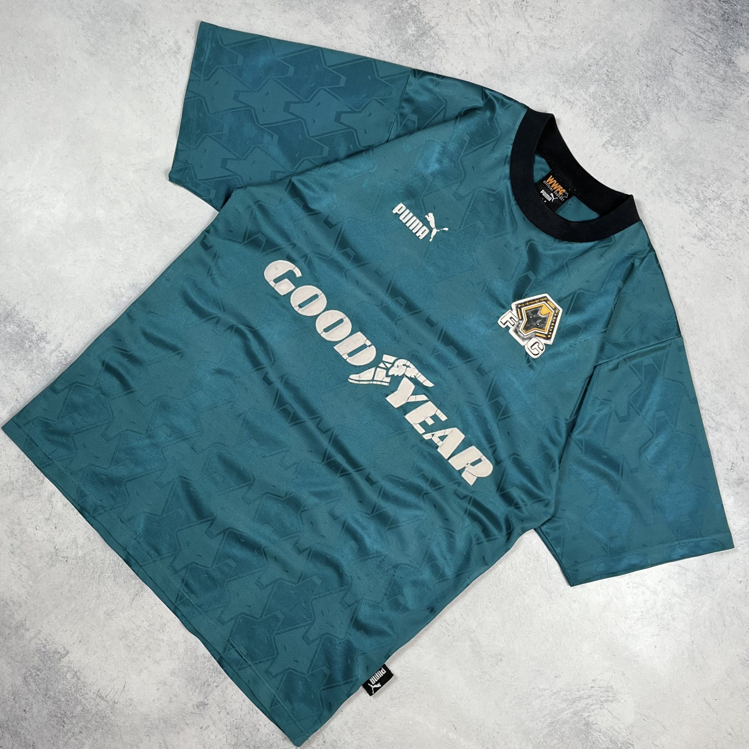 Vintage Puma Wolverhampton Wanderers Soccer Jersey 1997/1999