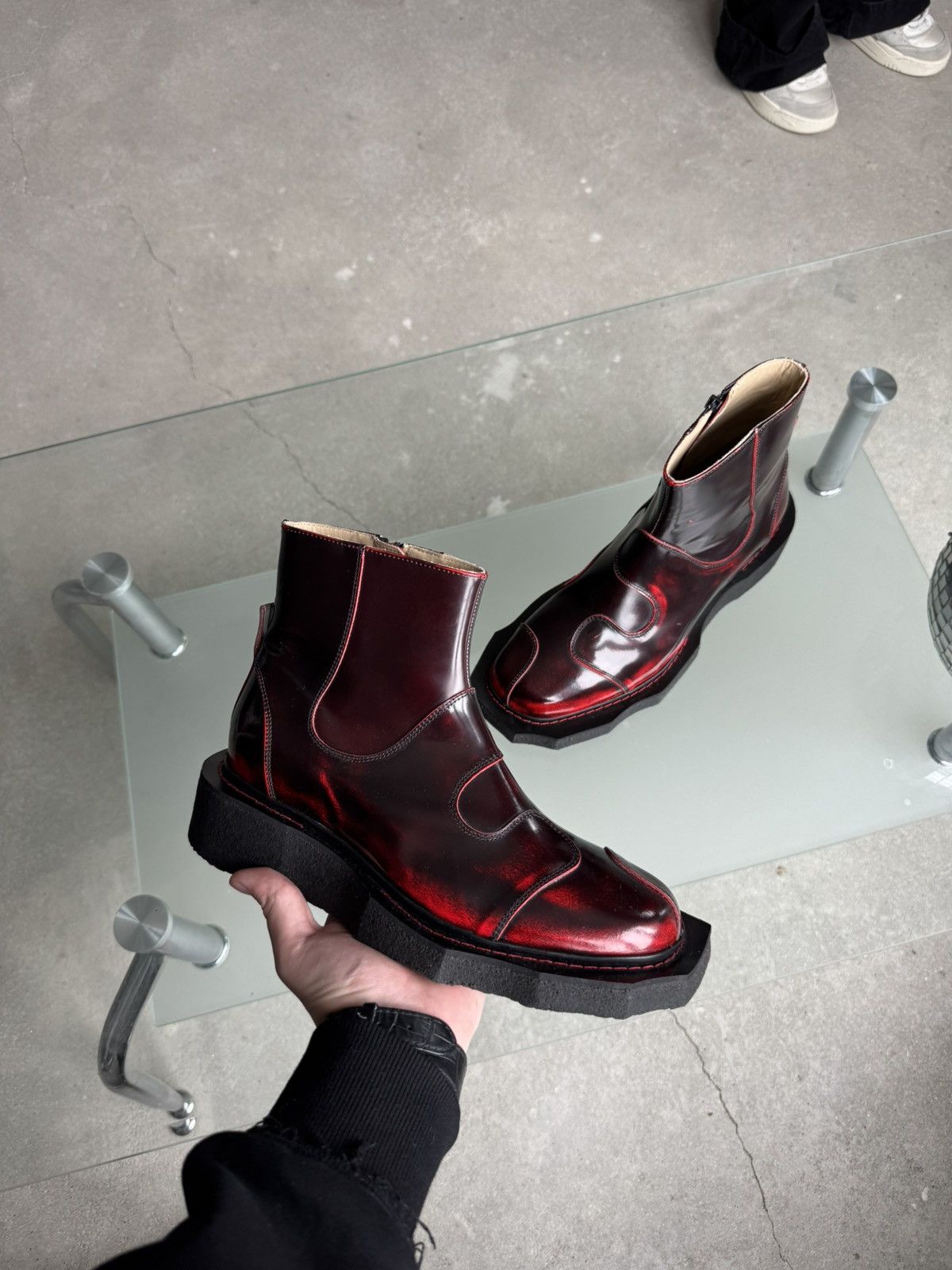 Henrik Vibskov Henrik Vibskov Boots Enzo Leather Ankle Boots Size US 7 / EU 40 - 4 Thumbnail