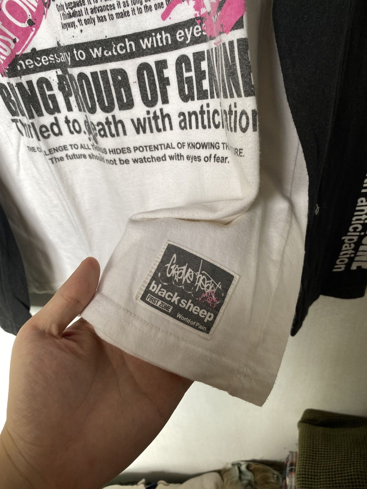 Hysteric Glamour × If Six Was Nine × Japanese Brand Beaumont Carr Poem Double Layer Longsleeve Size US L / EU 52-54 / 3 - 8 Thumbnail