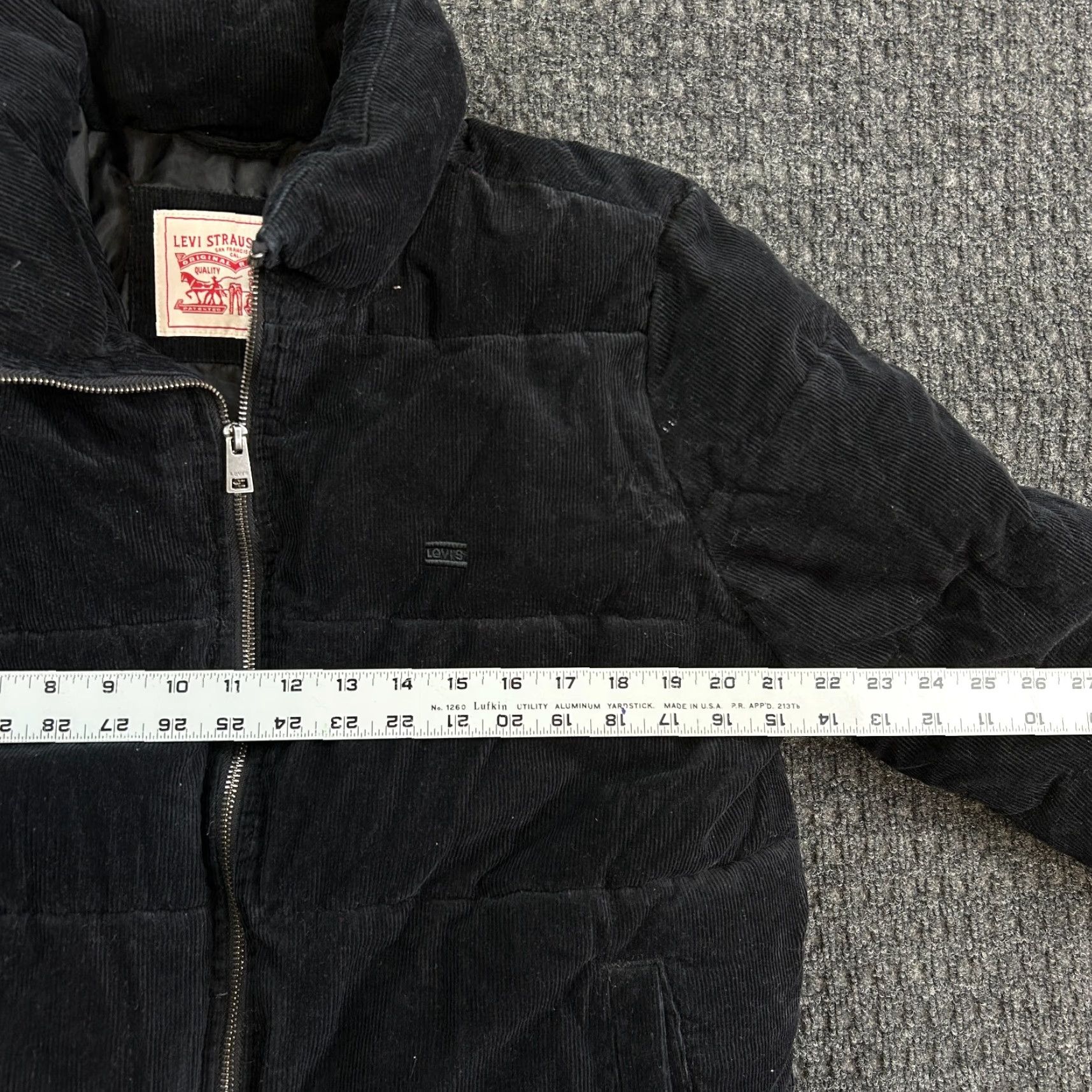 Levi's VINTAGE Levi’s Zoe Jacket Womens Puffer Corduroy Black L Quilted Full Zip Size L / US 10 / IT 46 - 7 Thumbnail
