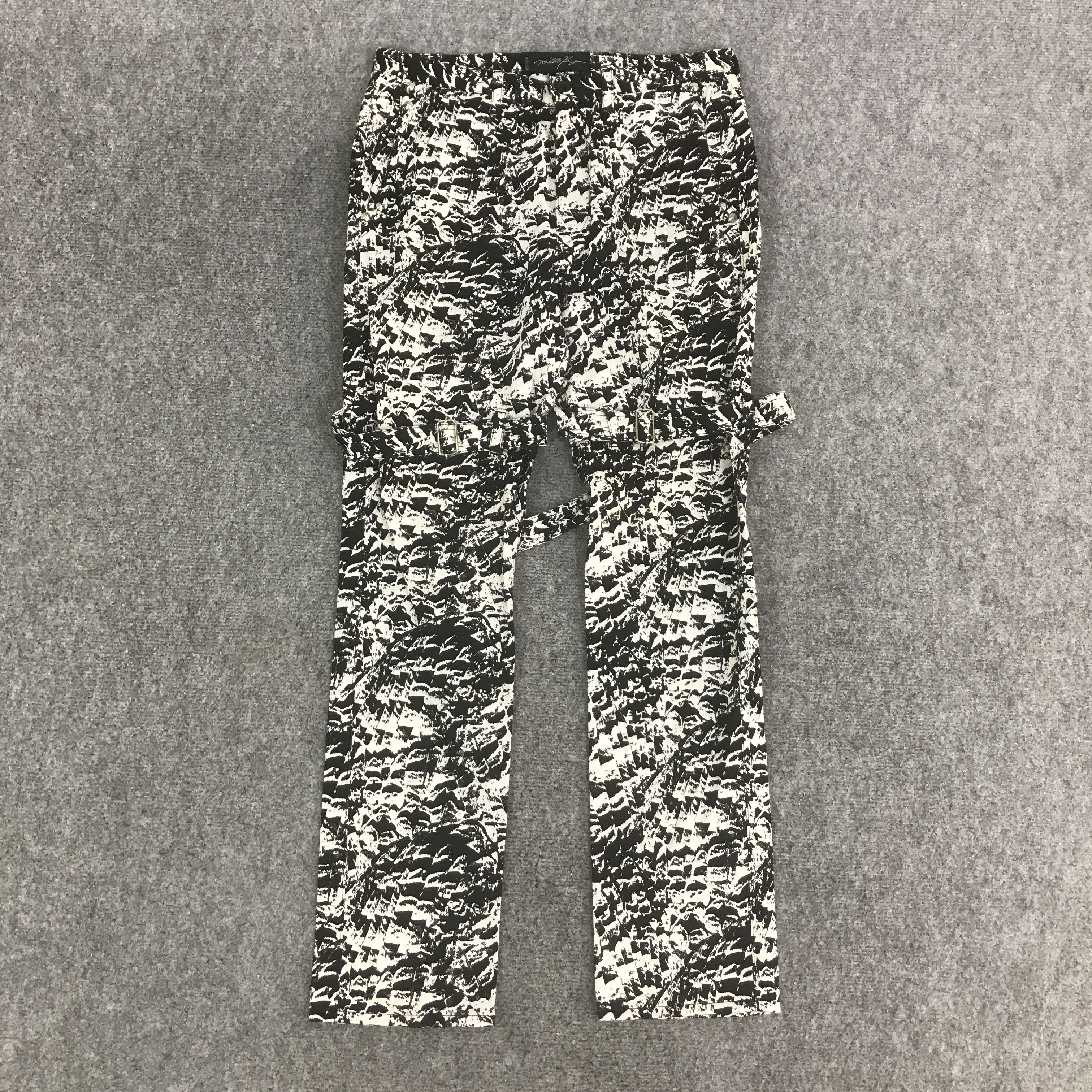 Japanese Brand MILKBOY PUNK JAPAN STYLE BONDAGE PANTS K129B3 Size US 30 / EU 46 - 1 Thumbnail