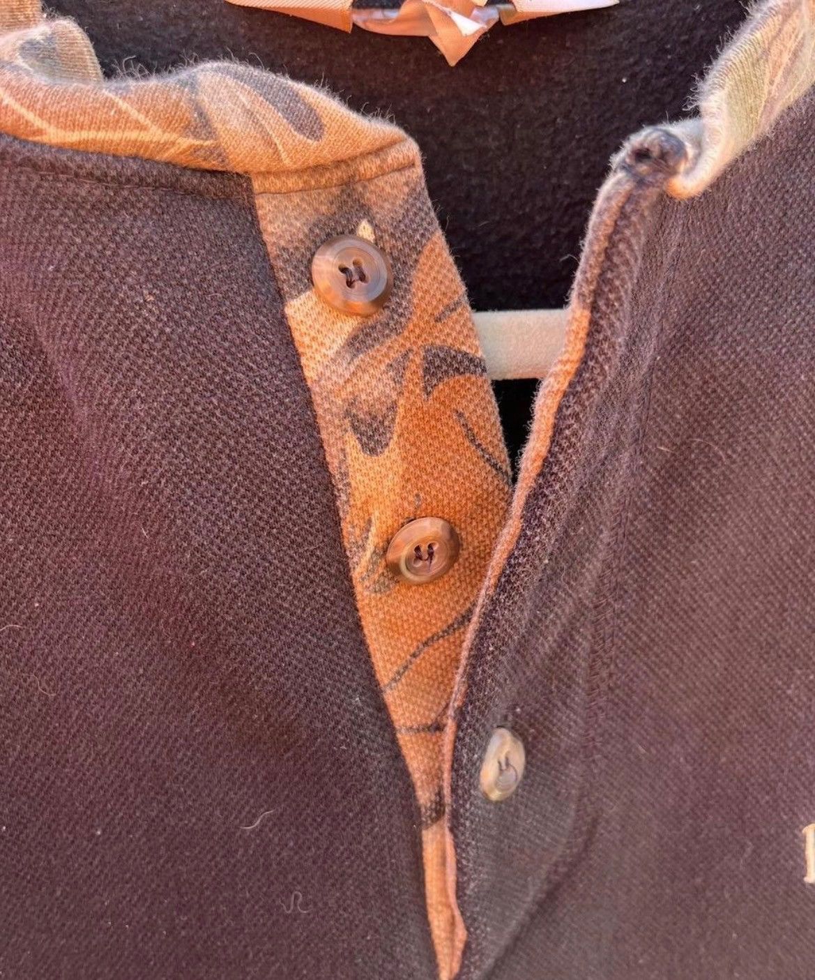 Redhead RedHead Camo Trim Henley Long Sleeve Shirt XL Outdoors Size US XL / EU 56 / 4 - 4 Thumbnail