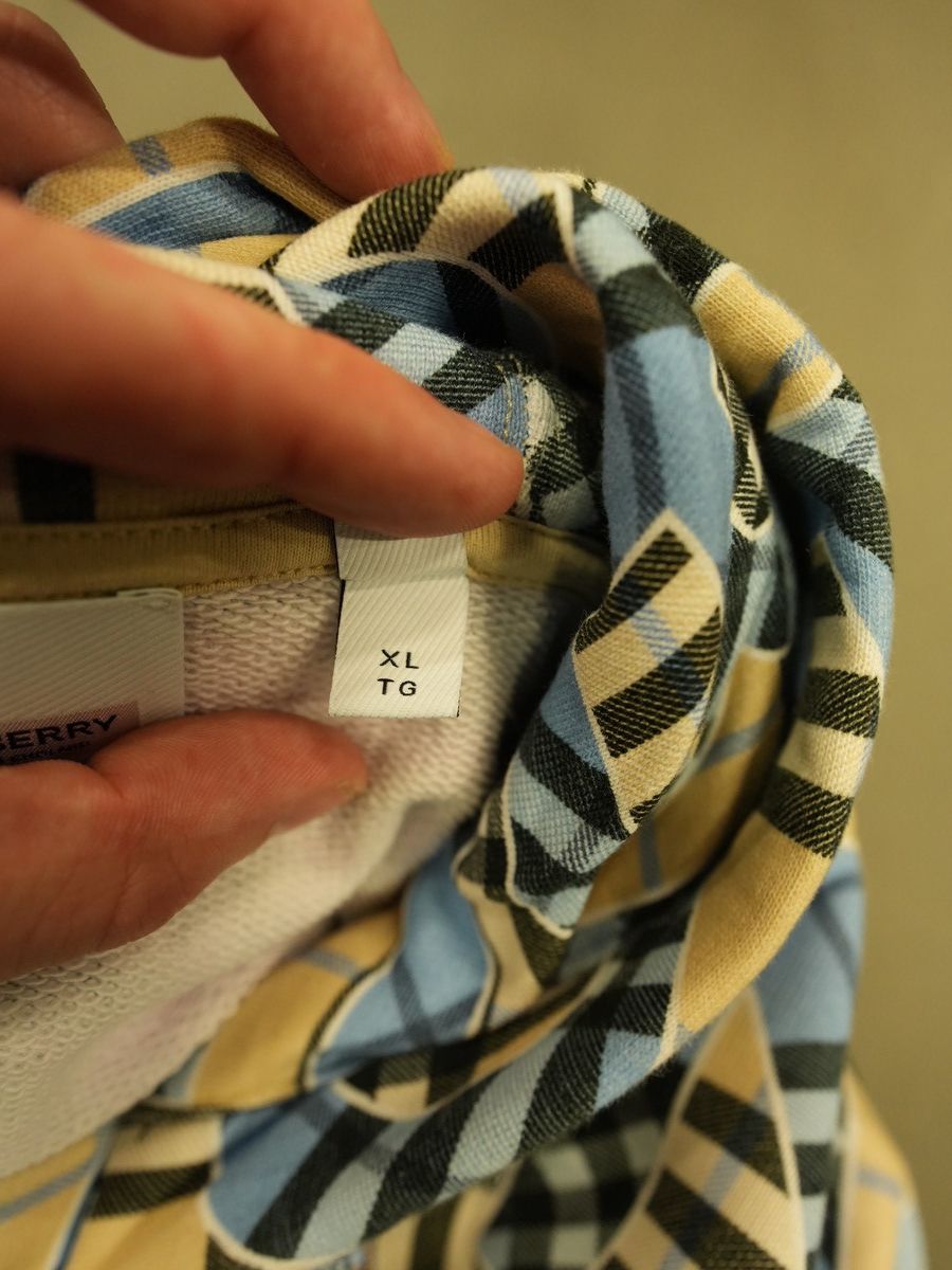 Burberry Burberry Vintage Check Logo Hoodie Size US XL / EU 56 / 4 - 11 Thumbnail