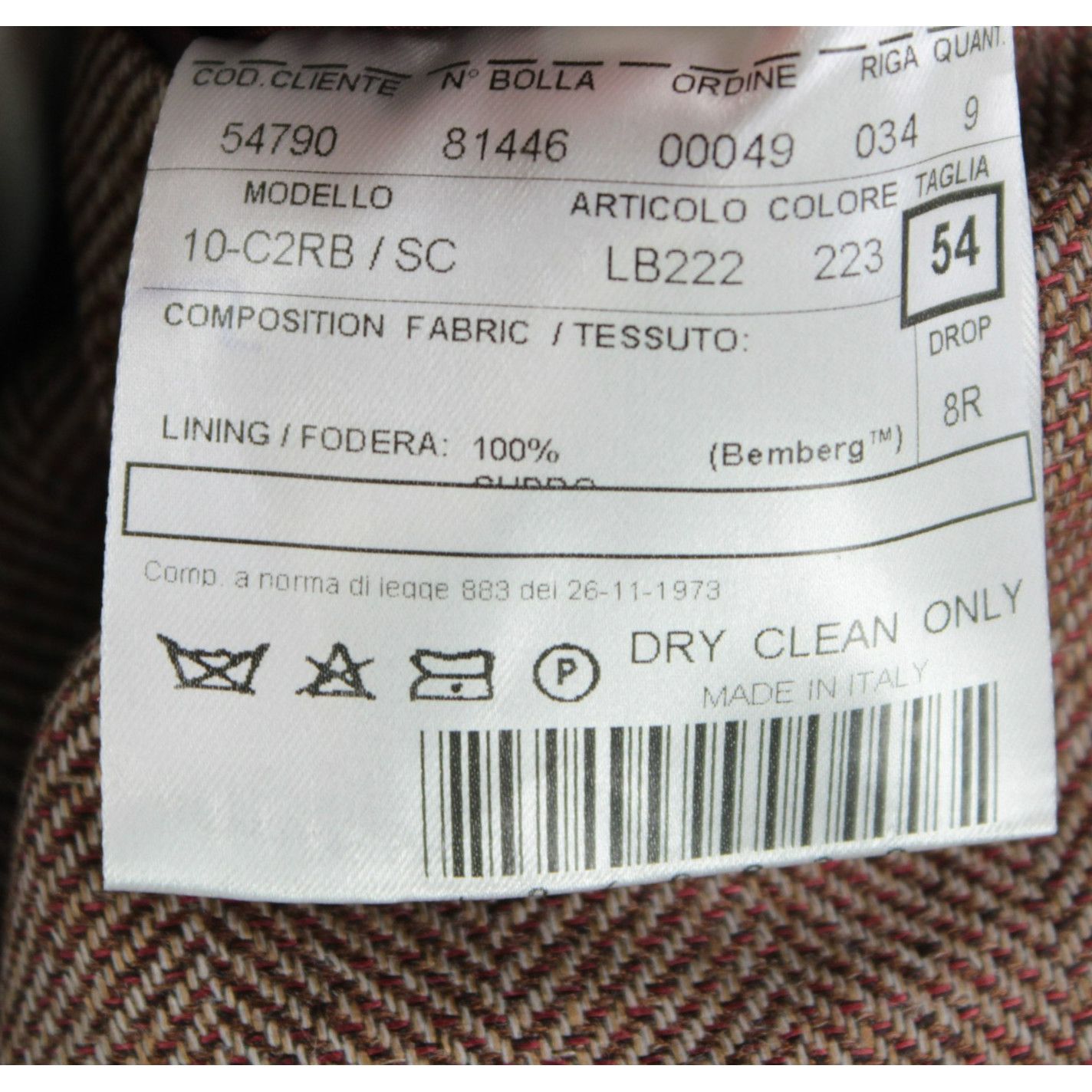 Luciano Barbera Luciano Barbera Sport Coat Size 44 US in Brown Size 44R - 9 Thumbnail