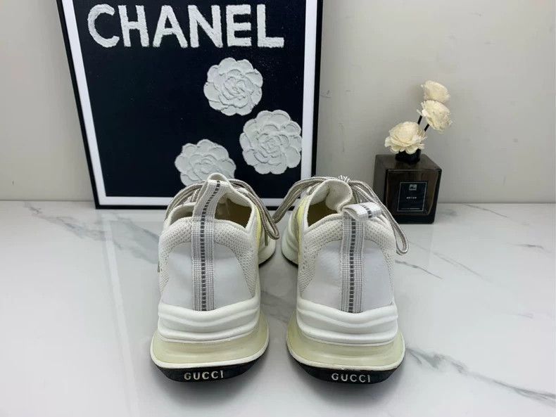 Gucci Gucci White Sports Sneakers Size 40.5-2506 Size US 10.5 / EU 43-44 - 2 Thumbnail