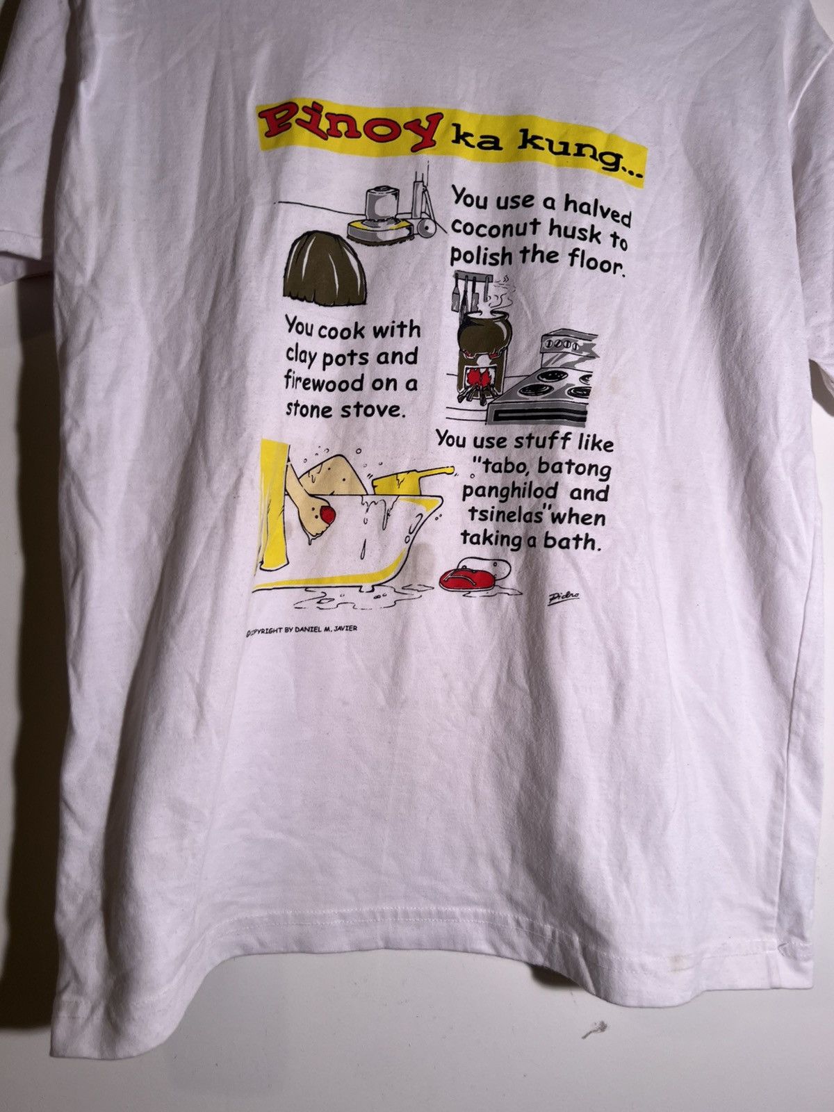 Vintage 90's 2000's Y2K Vintage Pinoy Ka Kung Filipino Tagalog Shirt Size US L / EU 52-54 / 3 - 5 Thumbnail