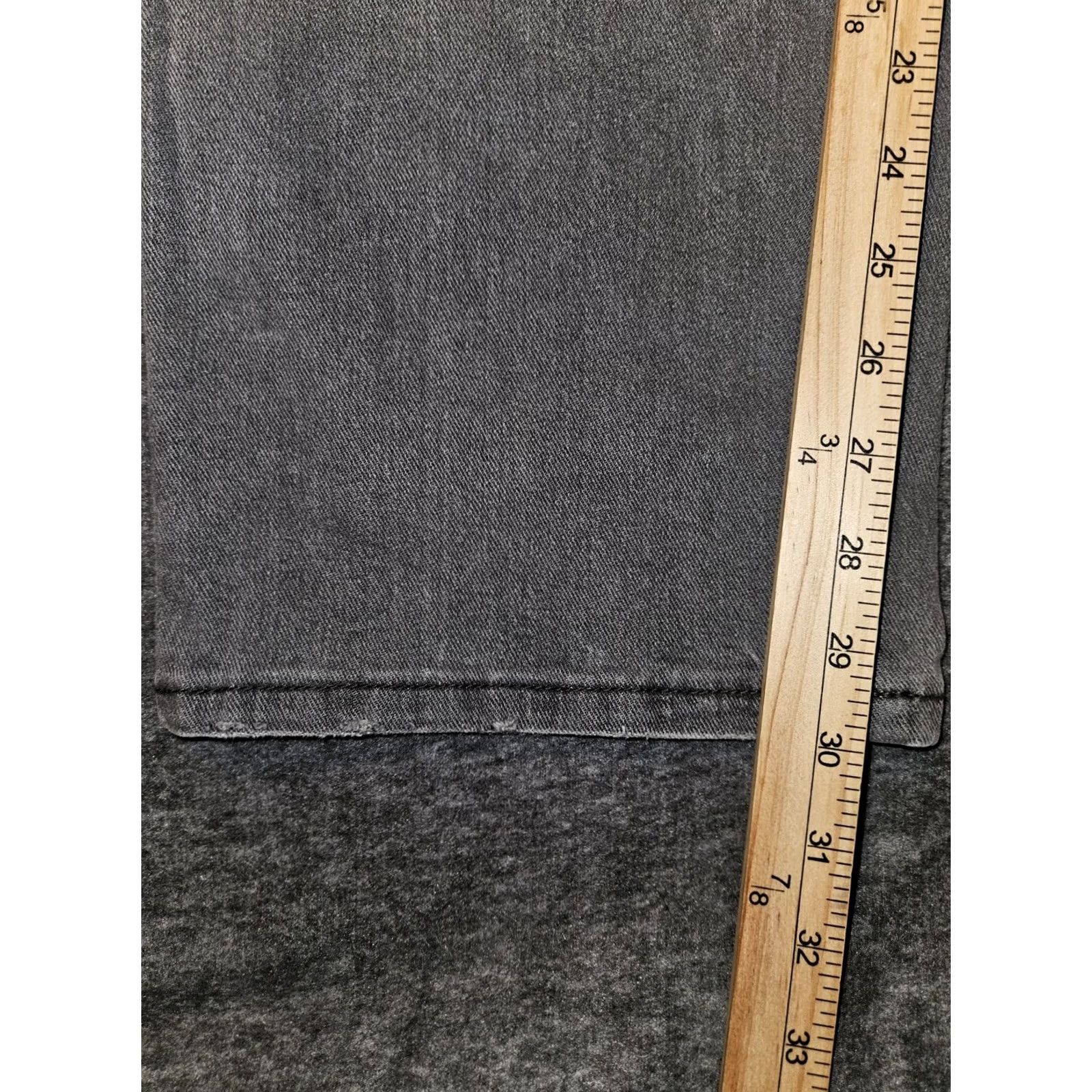Anne Klein Anne Klein Jeans Women's 16 NWT High Rise Straight Denim 5-Pocket City Preppy Logo Black Size 38" / US 16 / IT 52 - 5 Thumbnail