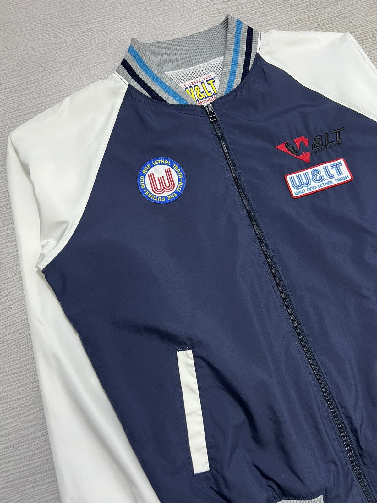 Walter Van Beirendonck Archive W&LT - Logo Patches Nylon Varsity Jacket Size L / US 10 / IT 46 - 5 Thumbnail