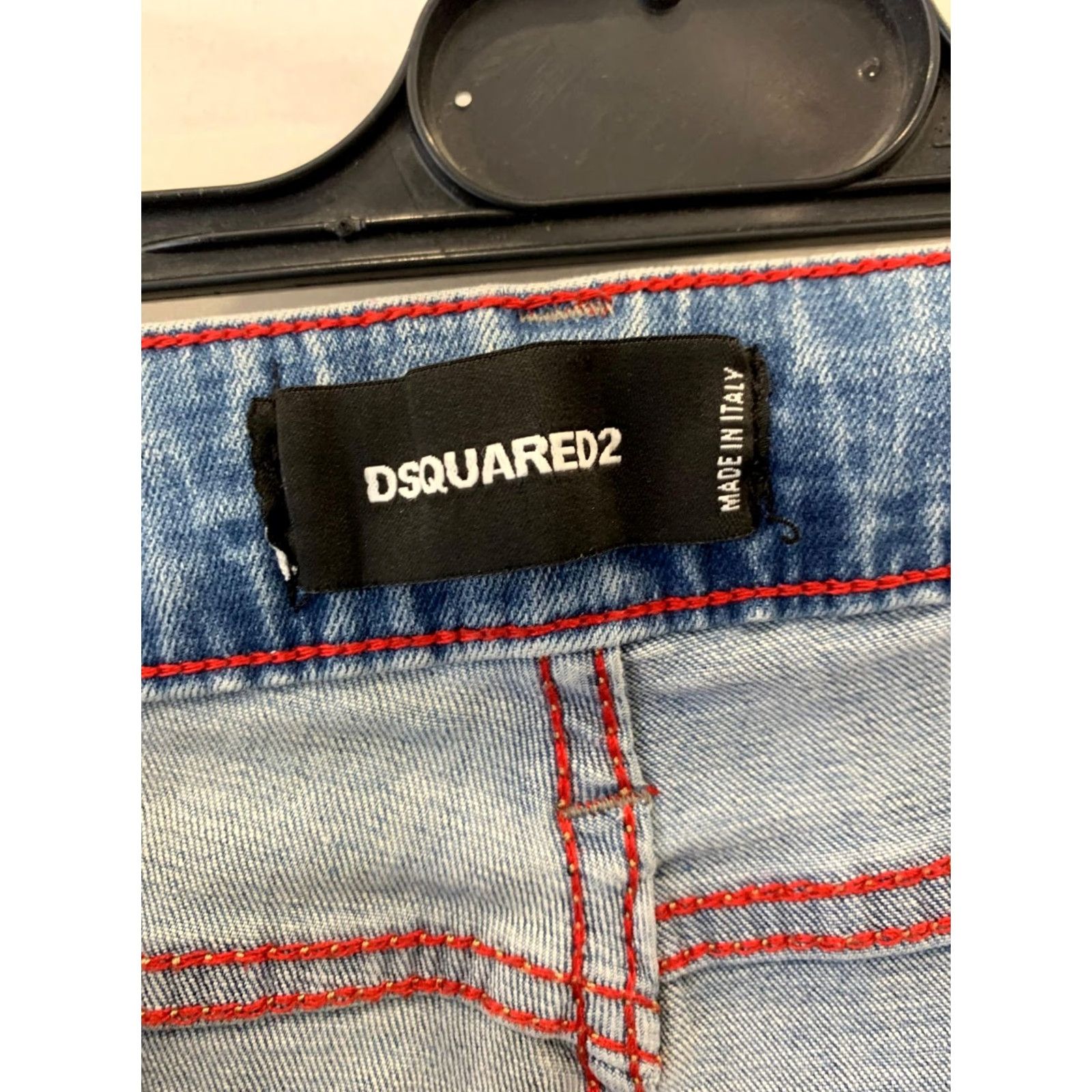 Dsquared2 Dsquared2 Jeans Mens 37x30 Skinny Distressed Light Wash Made Italy D2 Stained#P5 Size US 36 / EU 52 - 3 Thumbnail