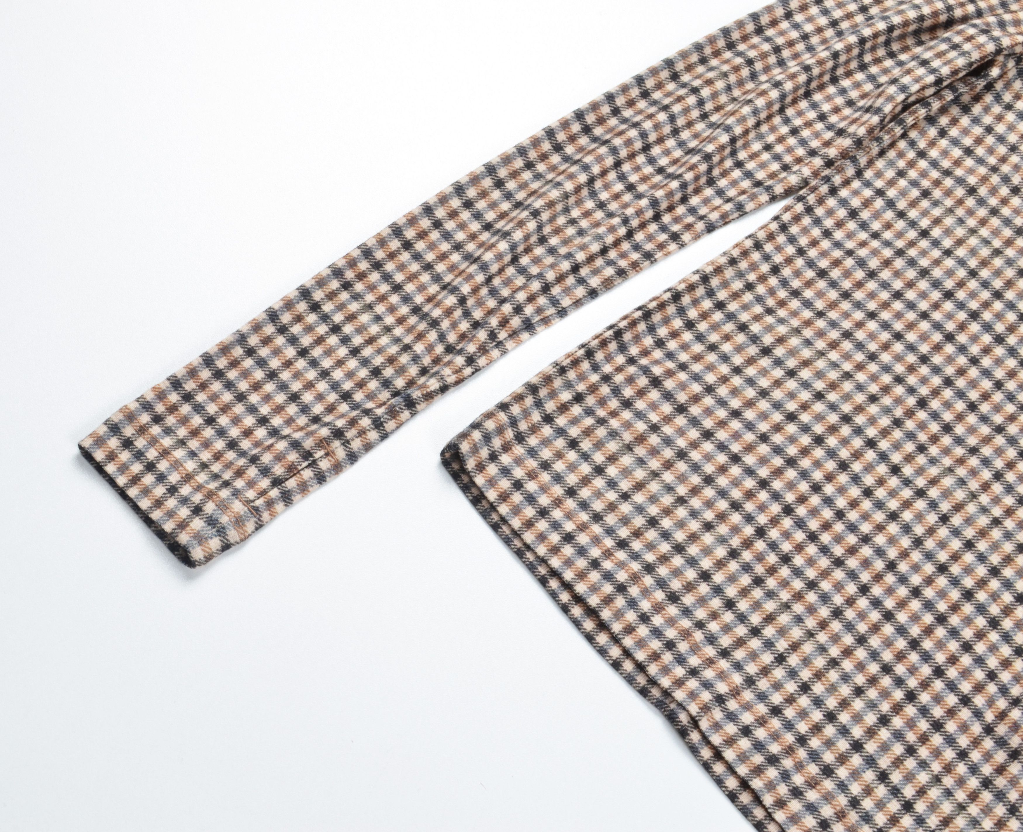 Cos Cos Houndstooth Slim Fit Turtleneck Wool Long Sleeve Top Size S / US 4 / IT 40 - 6 Thumbnail
