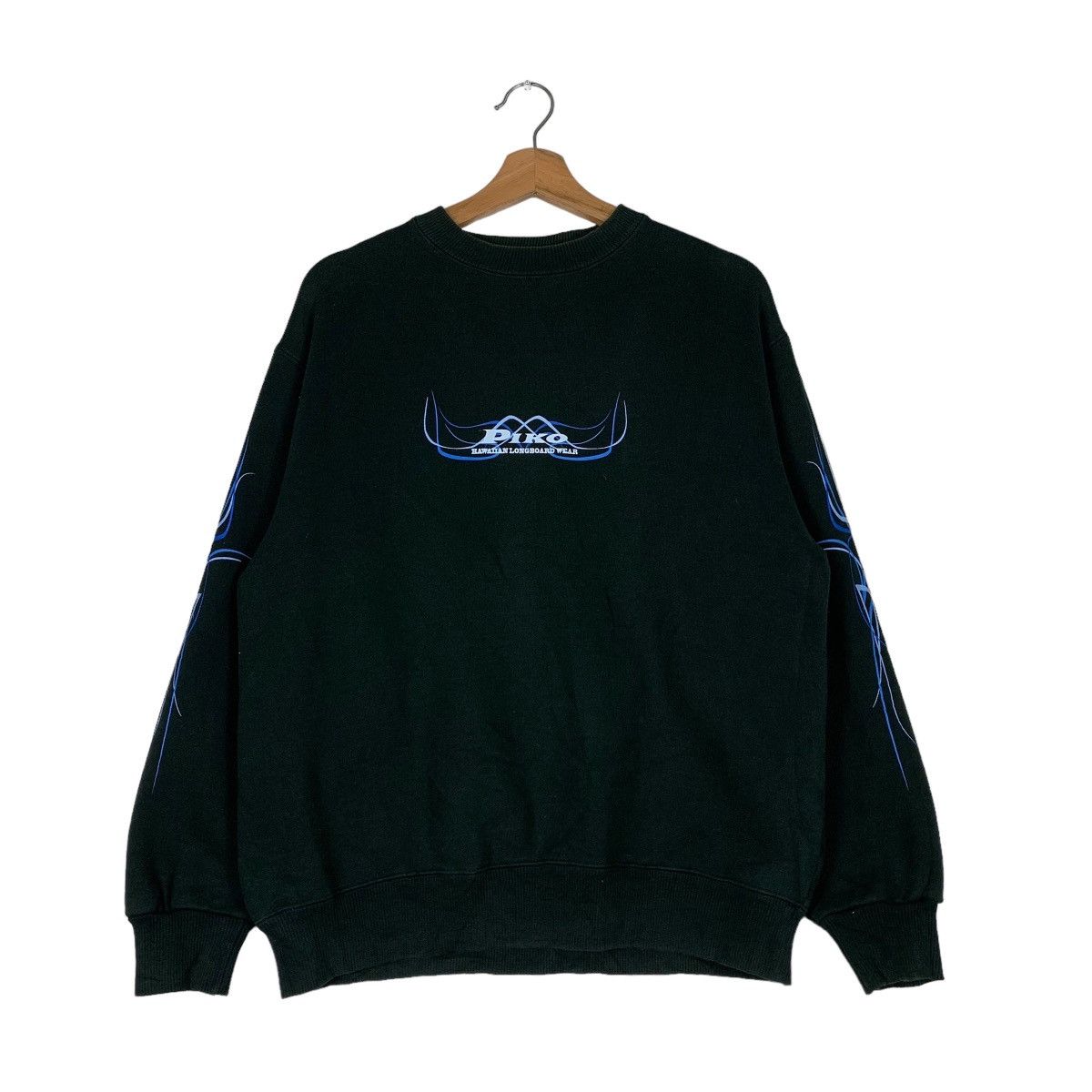 Japanese Brand 90's PIKO Hawaiian Big Logo Graphic Sweatshirts #0789-C36 Size US M / EU 48-50 / 2 - 4 Thumbnail