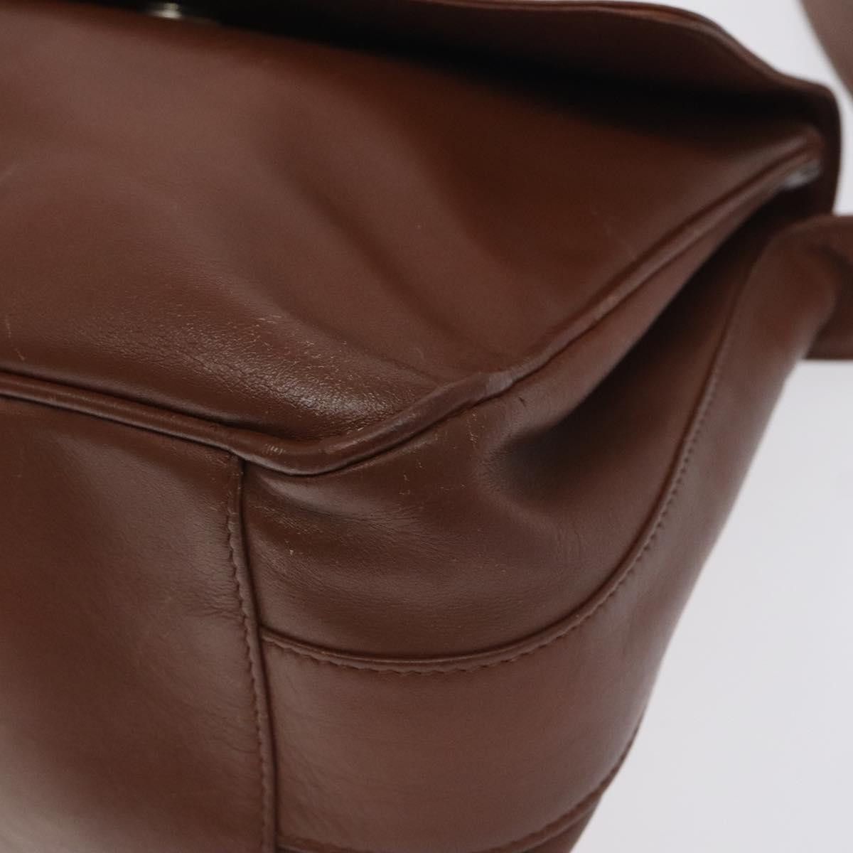 Gucci GUCCI Bamboo Shoulder Bag Leather Brown Gold 001 14 001 14 Size ONE SIZE - 10 Thumbnail