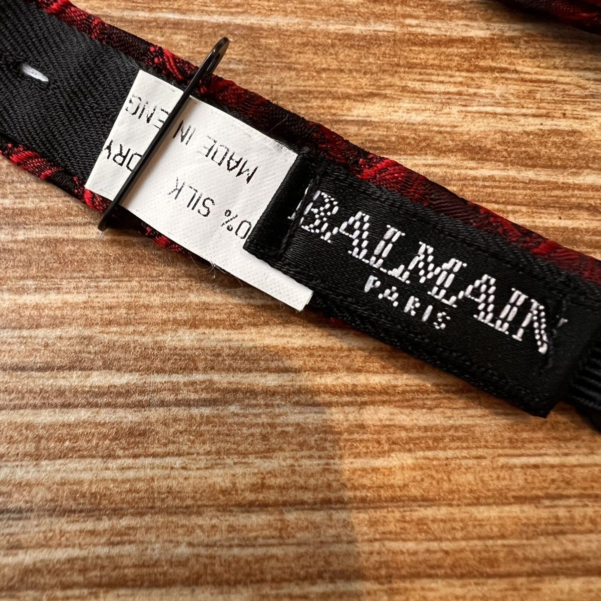 Balmain Balmain Red Luxury Bow tie Size ONE SIZE - 2 Thumbnail