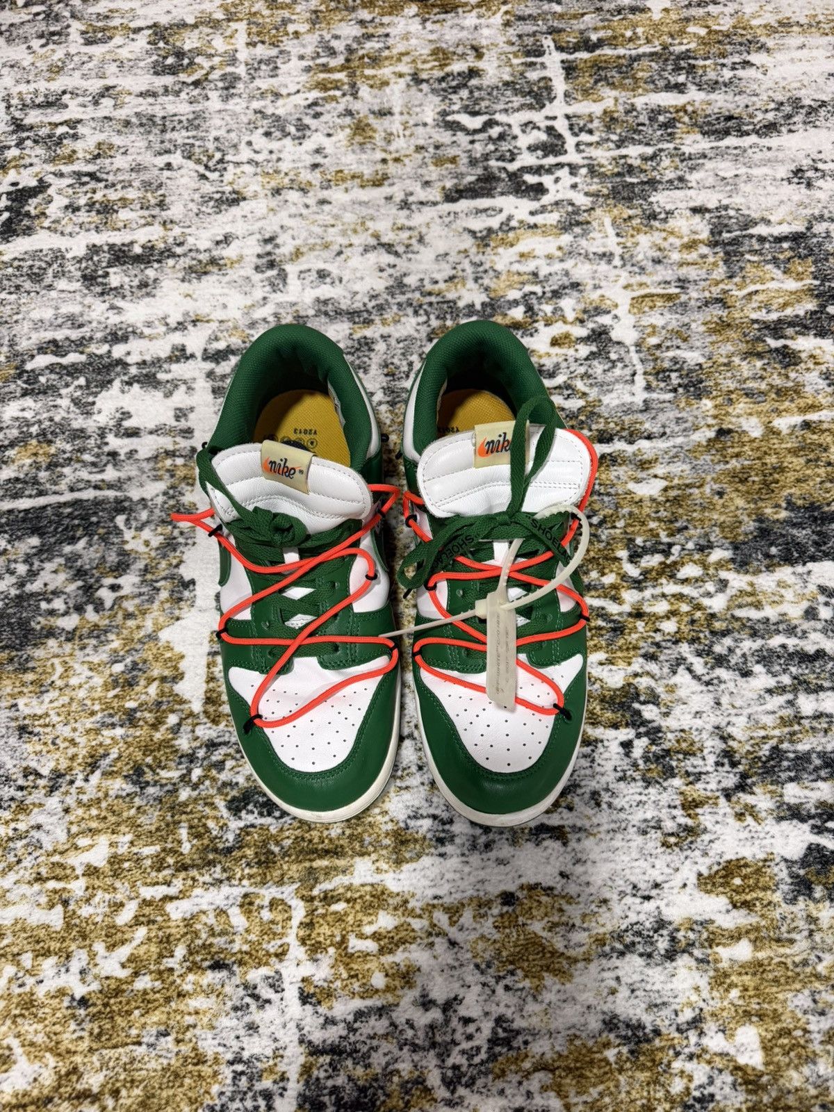 Nike dunk low Off-White pine green