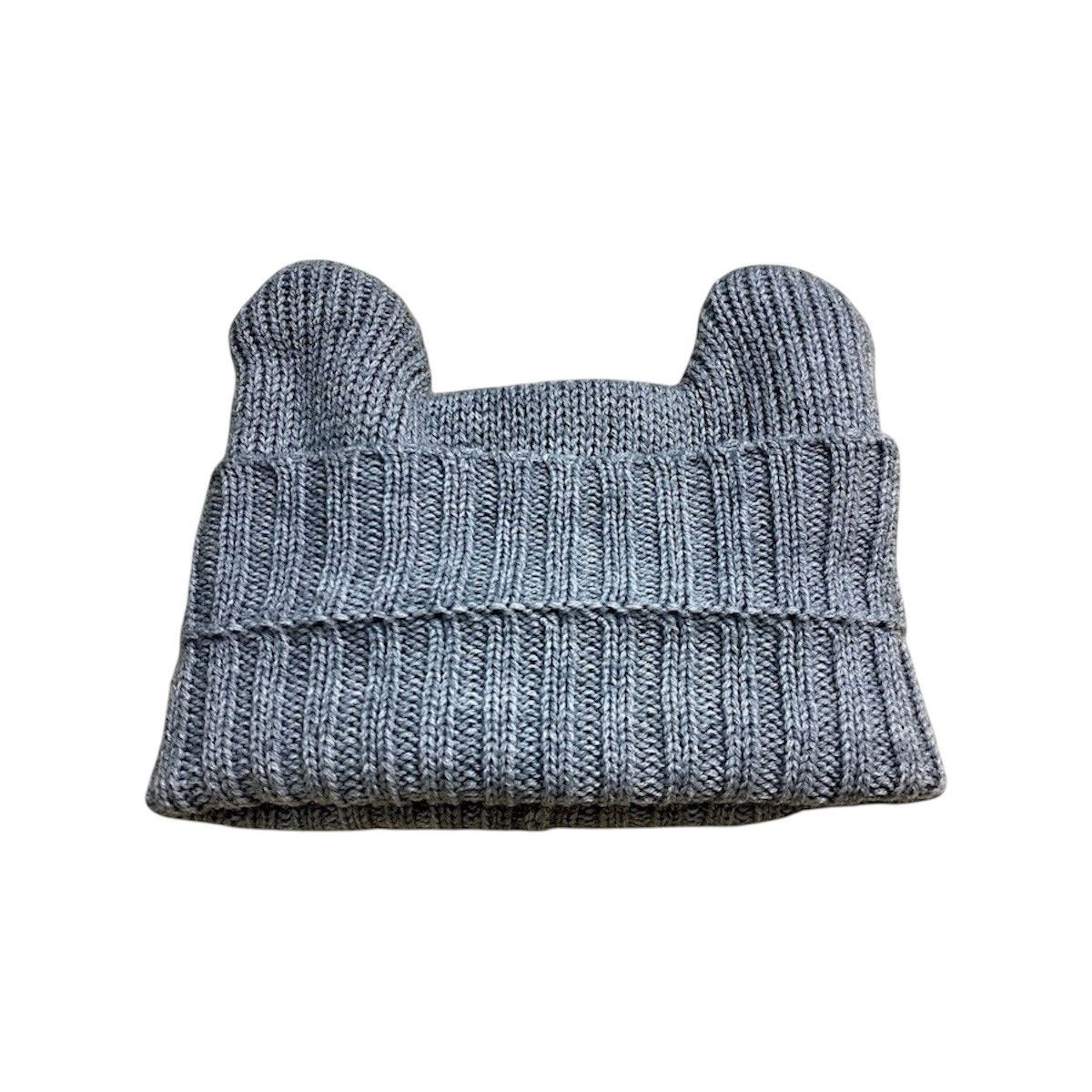 Ne-Net Ne-net Issey Miyake Grey Ear Beanie One Size Size ONE SIZE - 4 Thumbnail