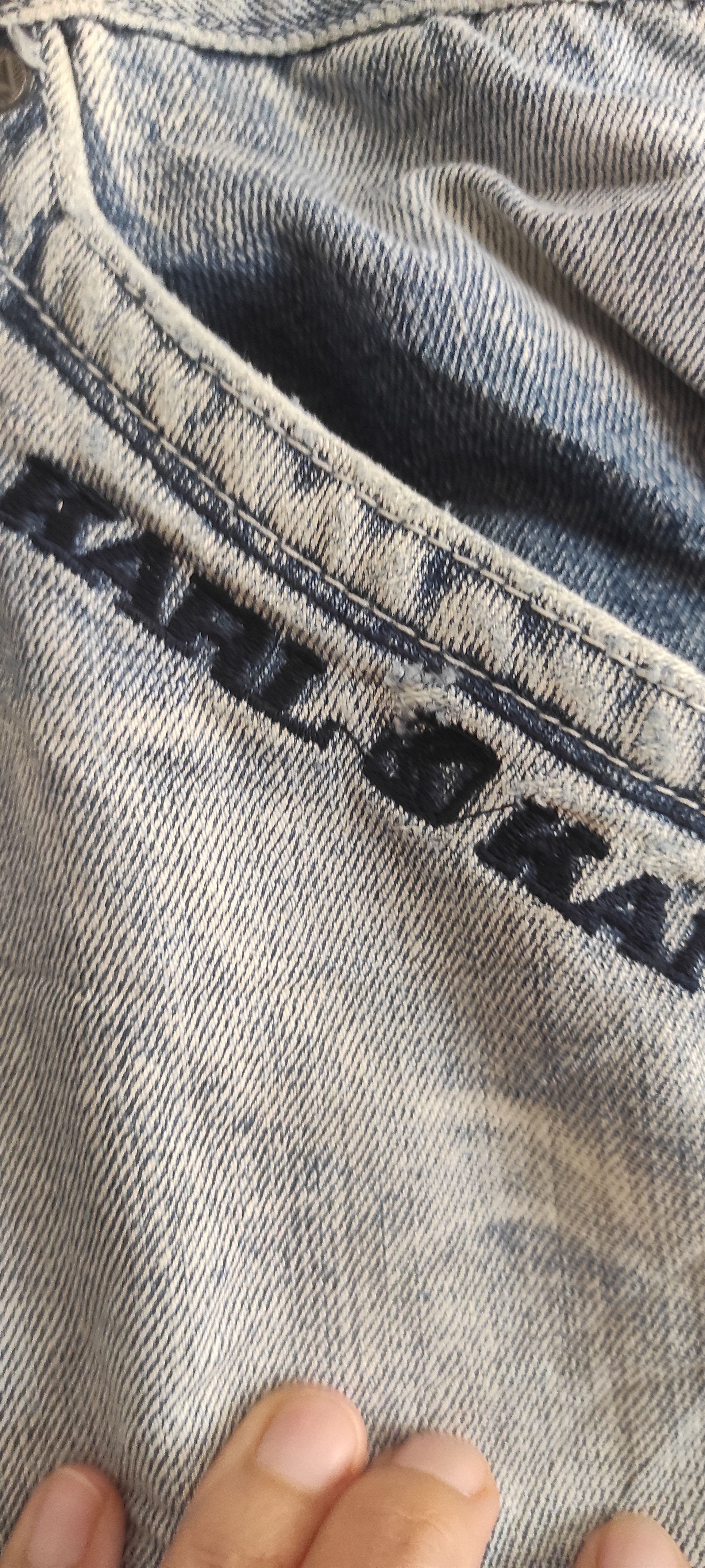 Karl Kani KARL KANI Hip Hop Baggy Denim Shorts Jeans 90s Size 38 Size US 38 / EU 54 - 8 Thumbnail