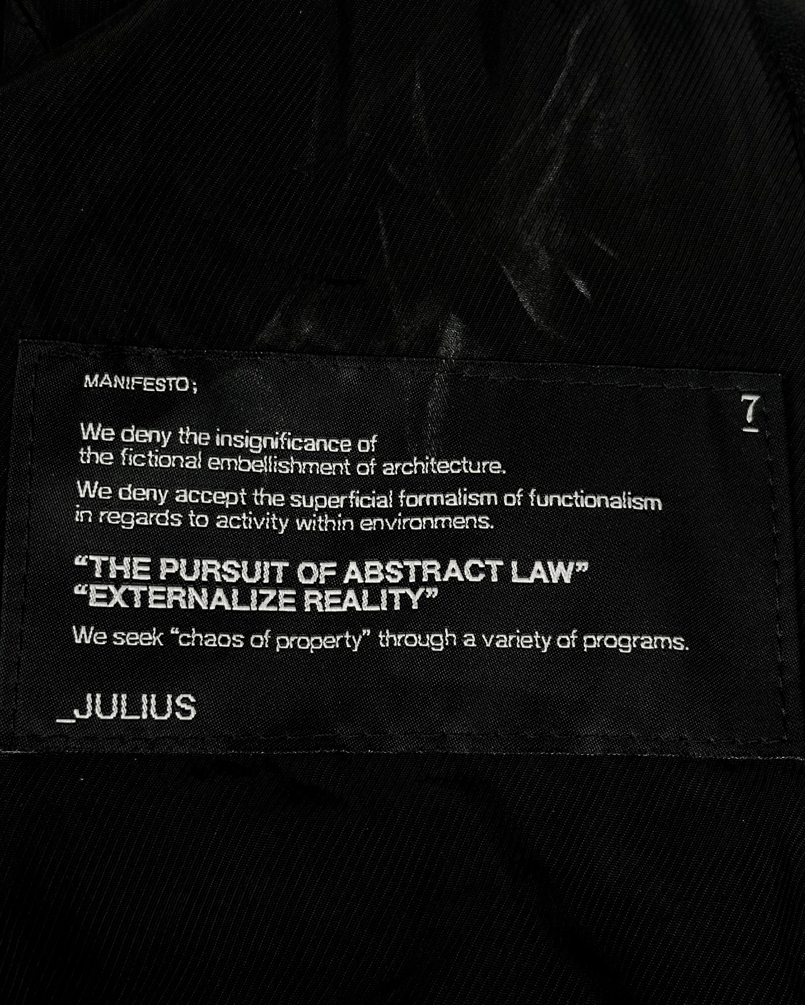 Julius Sample Leather Jacket