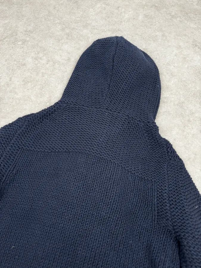 Diesel 2000s Diesel Navy Wool Buttoned Officer Hooded Sweater Size US M / EU 48-50 / 2 - 6 Thumbnail