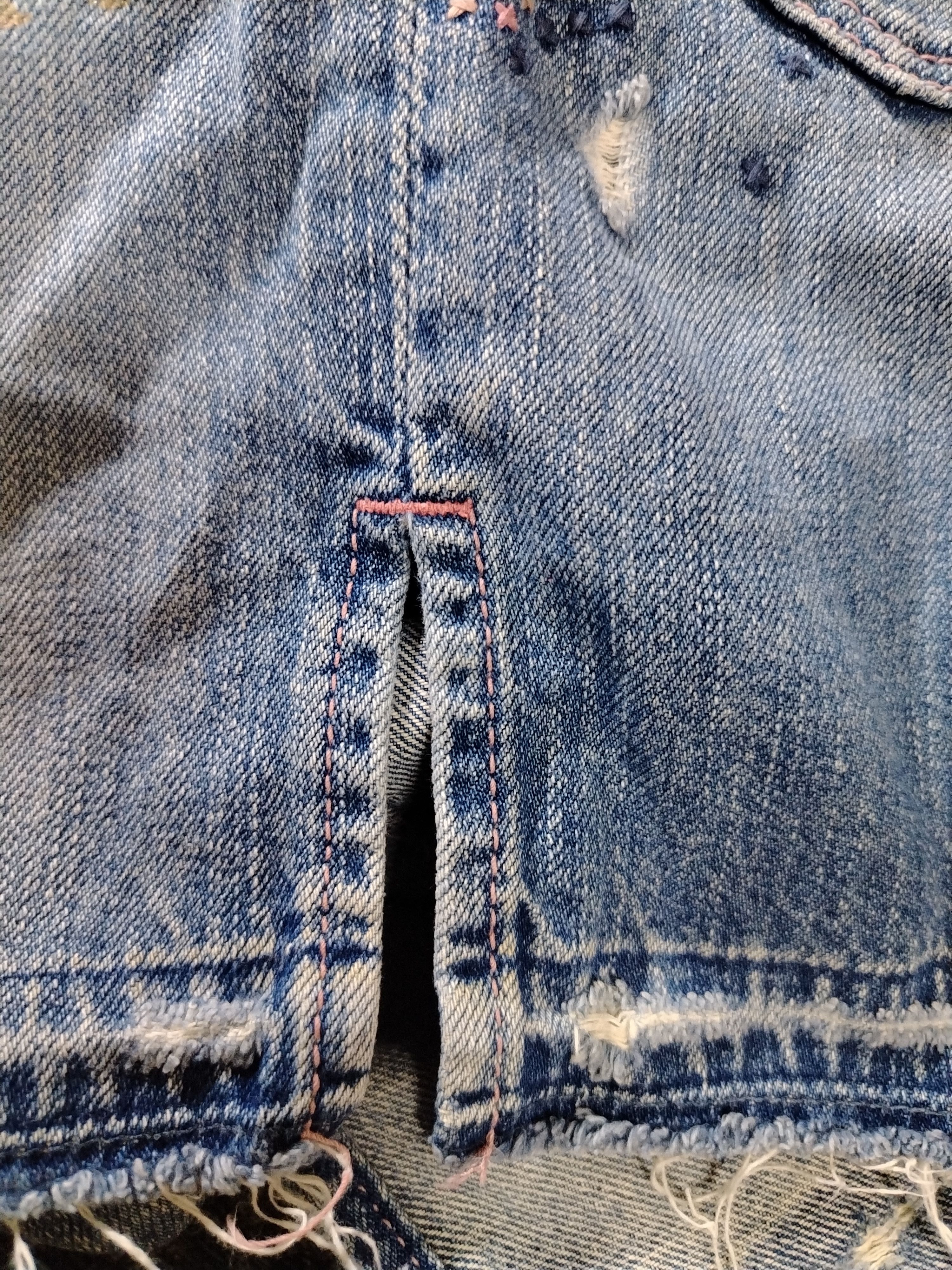 Hysteric Glamour × Japanese Brand Hysteric Glamour Love Buzz Distressed Embroidered Studded Size 30" / US 8 / IT 44 - 3 Thumbnail