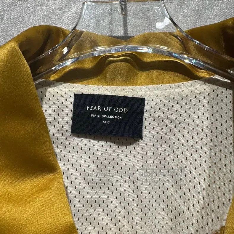 Fear of God FOG Fear of God 5th Silk Gold Jacket. Size US L / EU 52-54 / 3 - 3 Thumbnail
