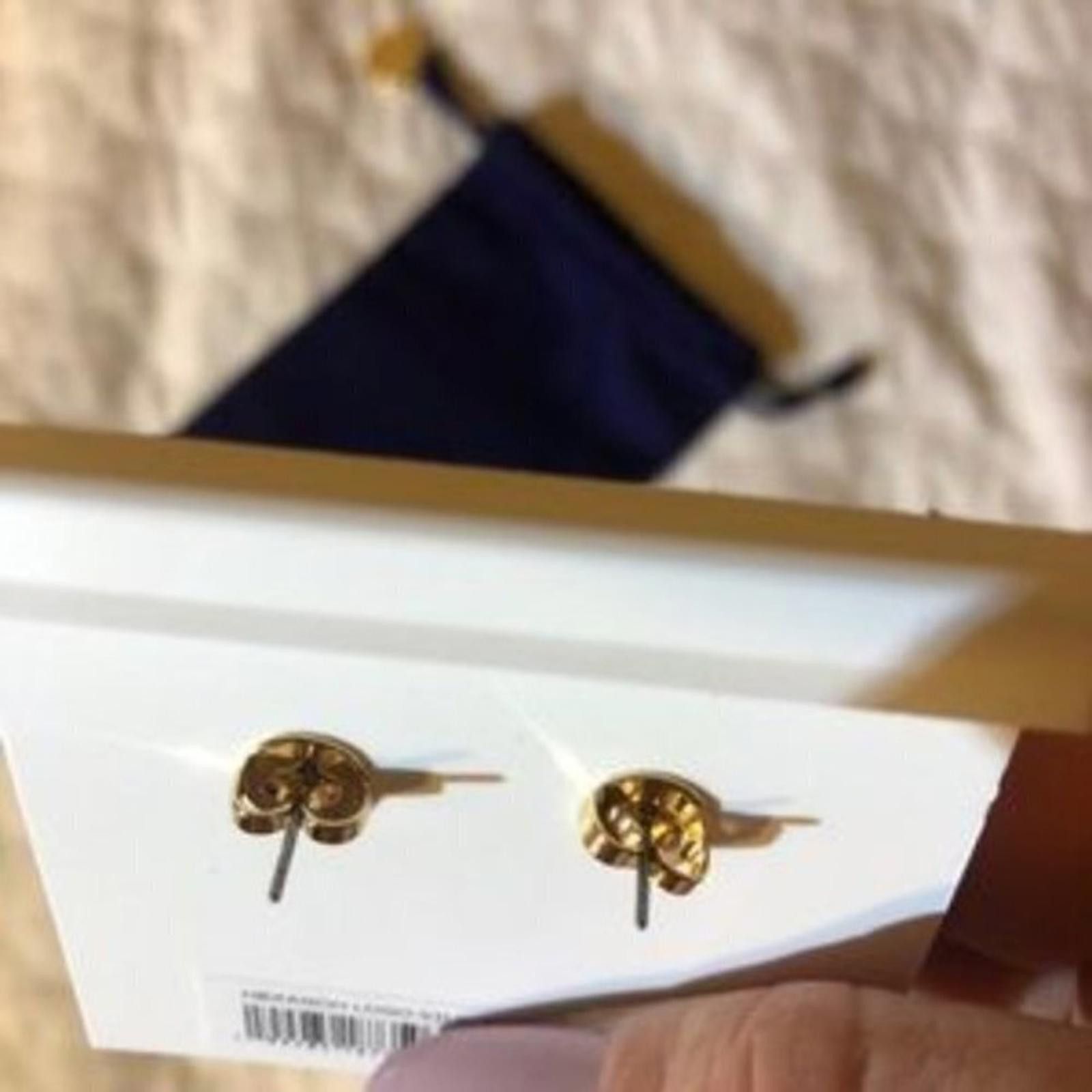 Tory Burch Tory Burch Gold Logo Stud Earrings NWT Size ONE SIZE - 3 Thumbnail