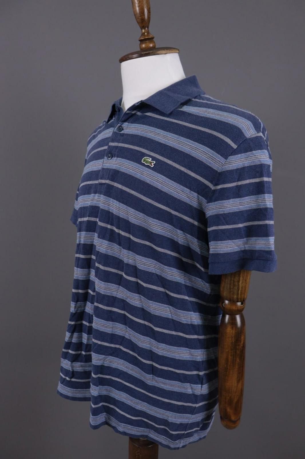 Lacoste Men Lacoste Regular Fit Blue Cotton Polo Shirt Size 6 Size US M / EU 48-50 / 2 - 6 Thumbnail