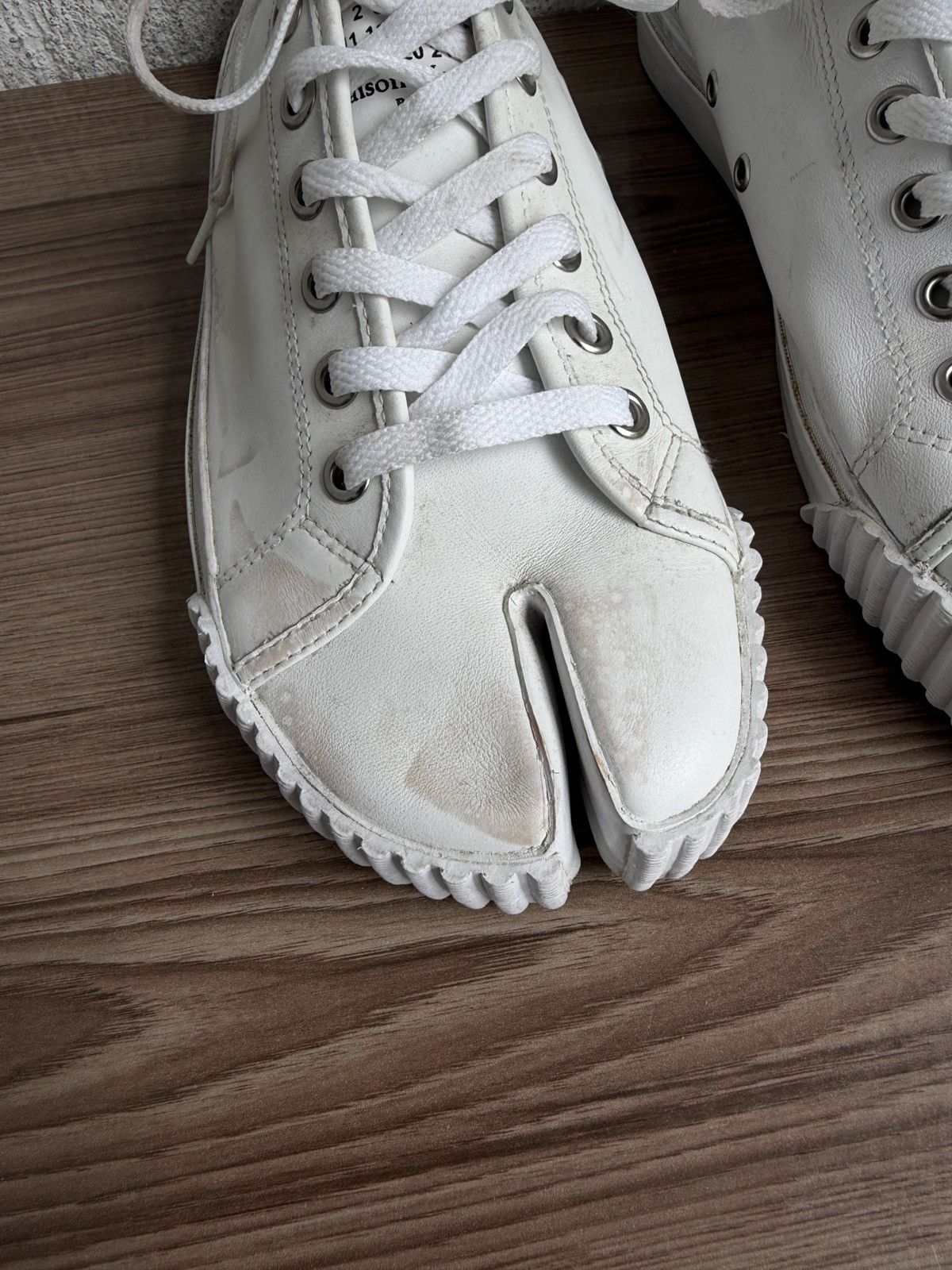 Maison Margiela 🫆tabi leather sneakers Size US 10.5 / EU 43-44 - 8 Thumbnail