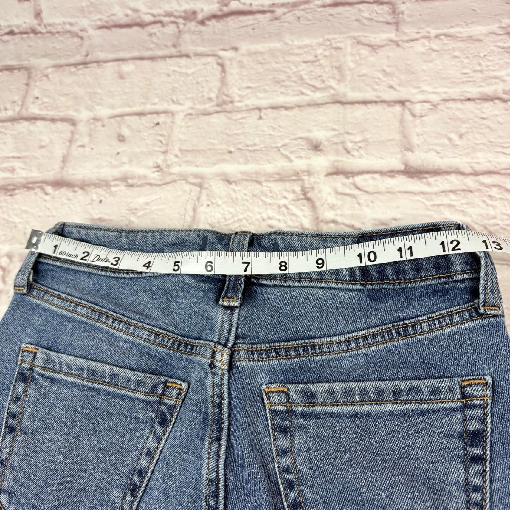 Abercrombie & Fitch Abercrombie & Fitch The Skinny Jeans Womens 0R Medium Wash Blue Mid Rise Denim Jeans Size 25" / US 0 / IT 36 - 7 Thumbnail