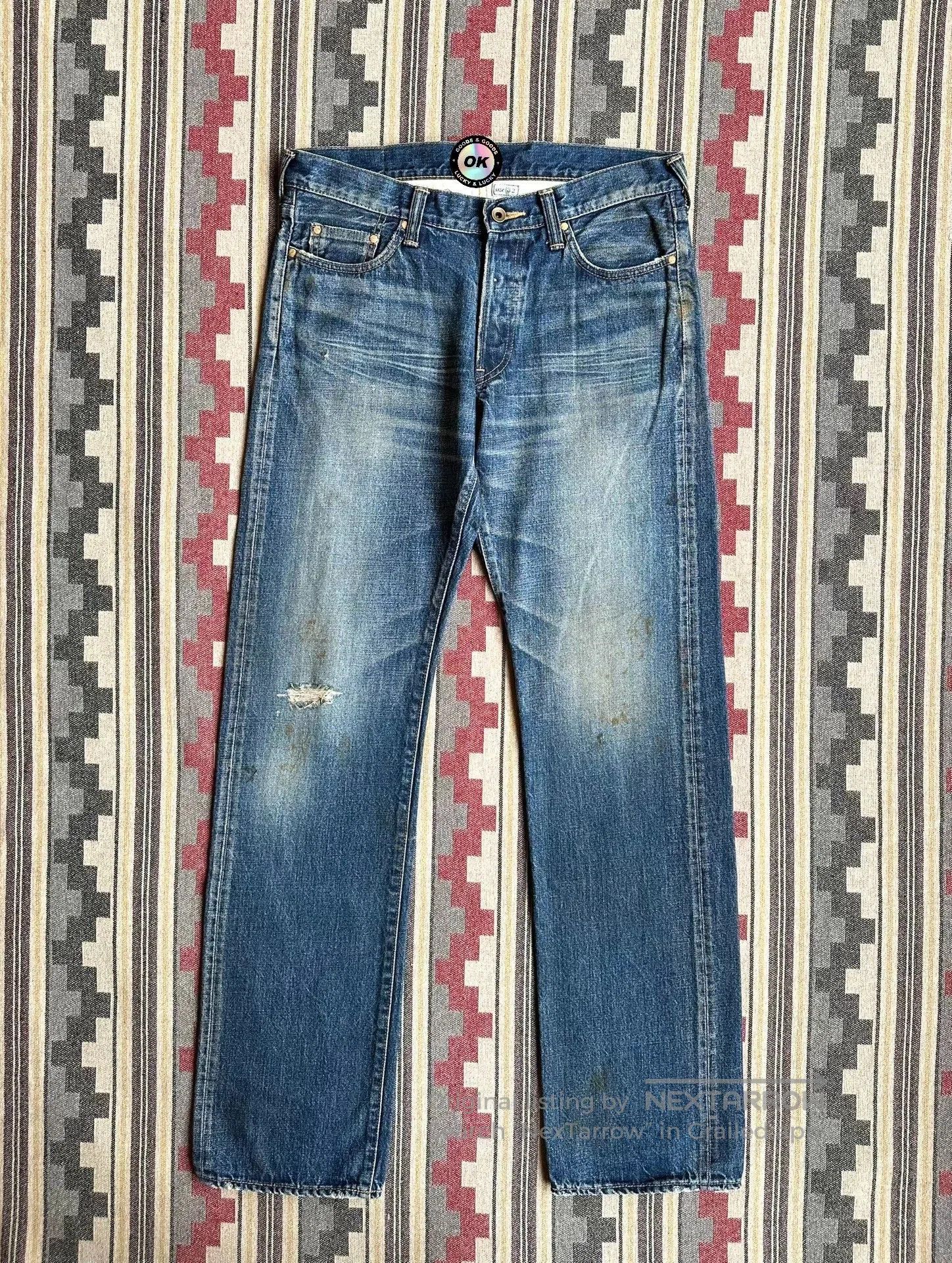 Prps Prps Noir Heavy Washed Distressed Jeans. Size US 32 / EU 48 - 1 Thumbnail