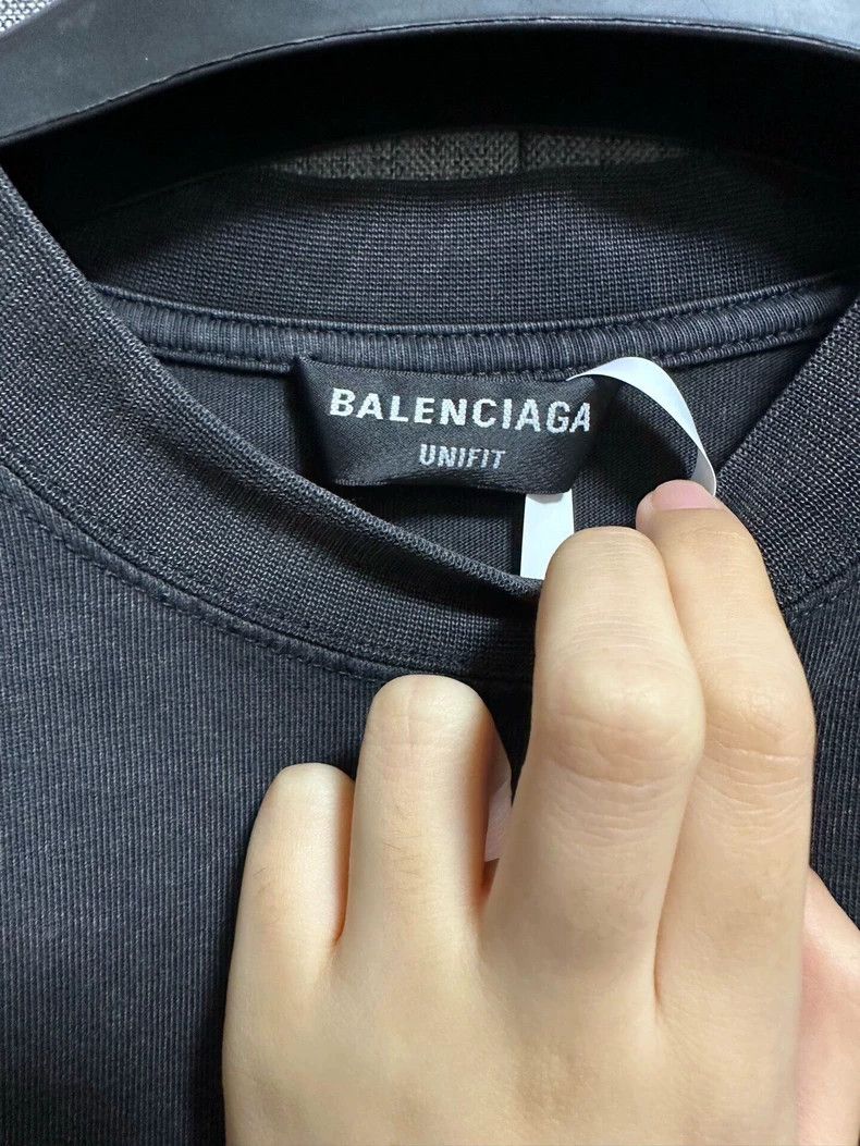 Balenciaga Balenciaga Crewneck Short Sleeve T-Shirt Size 2 Black, 99% Size US M / EU 48-50 / 2 - 4 Thumbnail