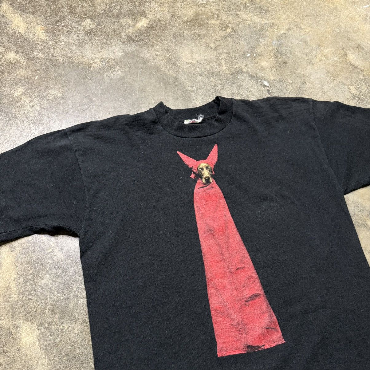 Vintage vintage william wegman devil dog baggy art tshirt Size US L / EU 52-54 / 3 - 4 Thumbnail