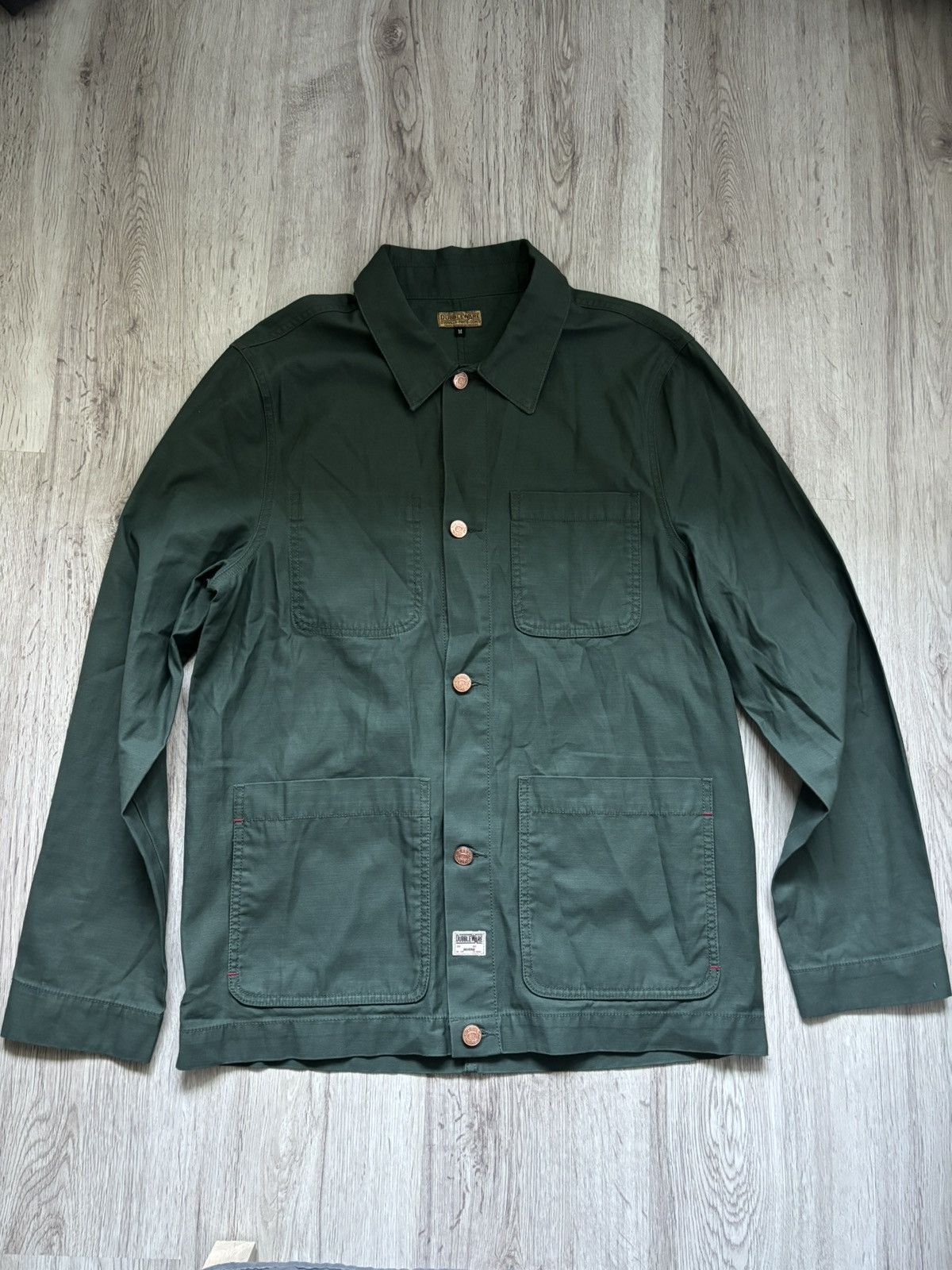 Other Dubbleware Chore Work Jacket Military Green Selvedge Workwea Size US M / EU 48-50 / 2 - 1 Thumbnail