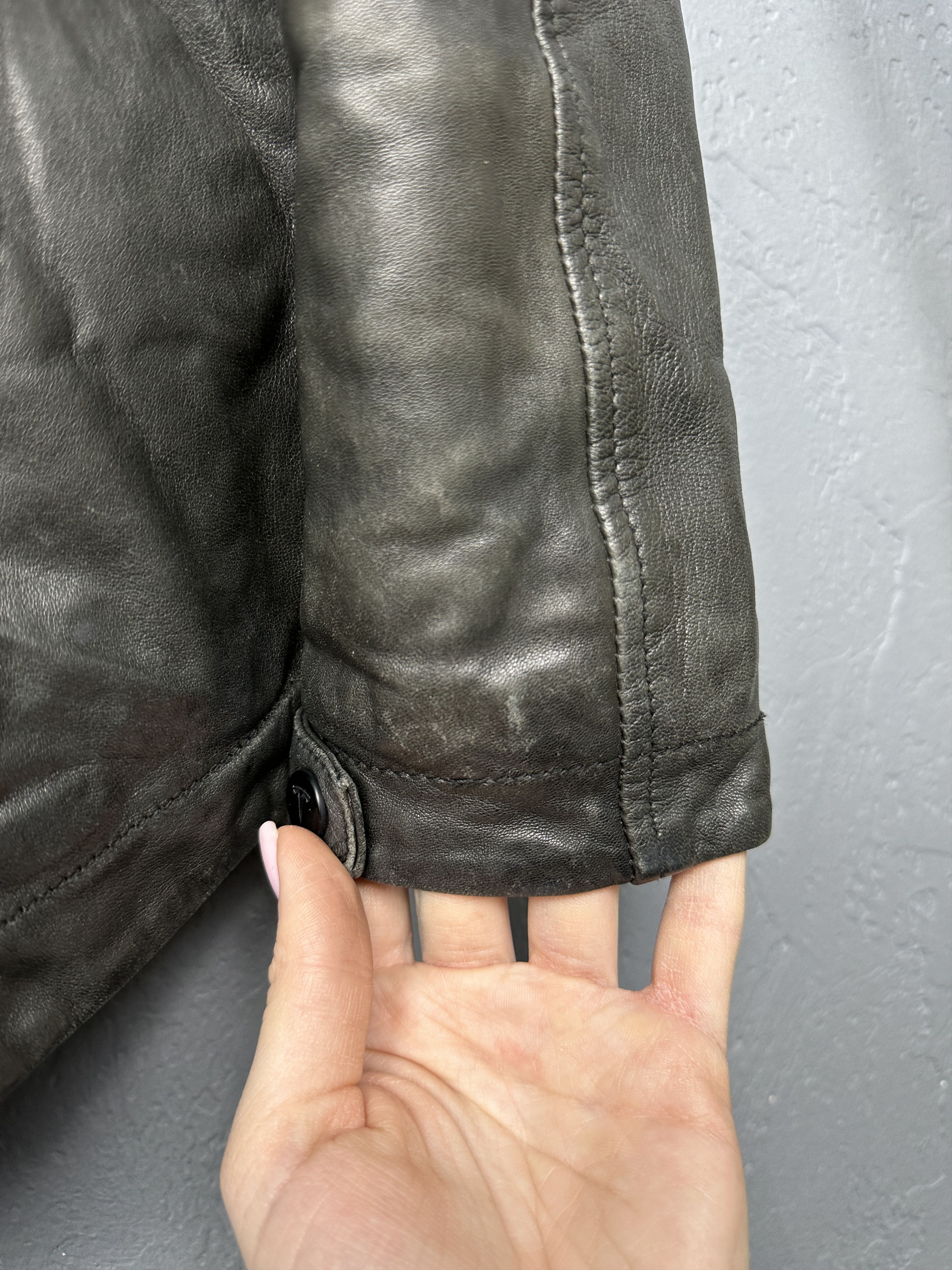 Other Tesla Womens Leather Jacket Size XS / US 0-2 / IT 36-38 - 7 Thumbnail