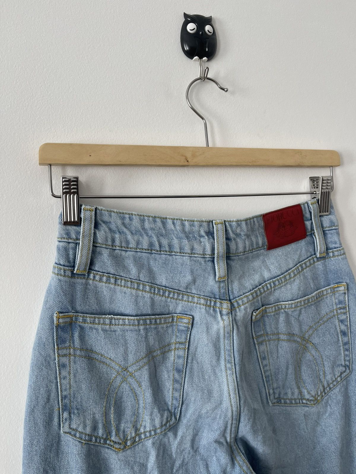 Fiorucci Rare Vintage FIORUCCI Button Fly Flare Bootcut Size US 26 / EU 42 - 5 Thumbnail