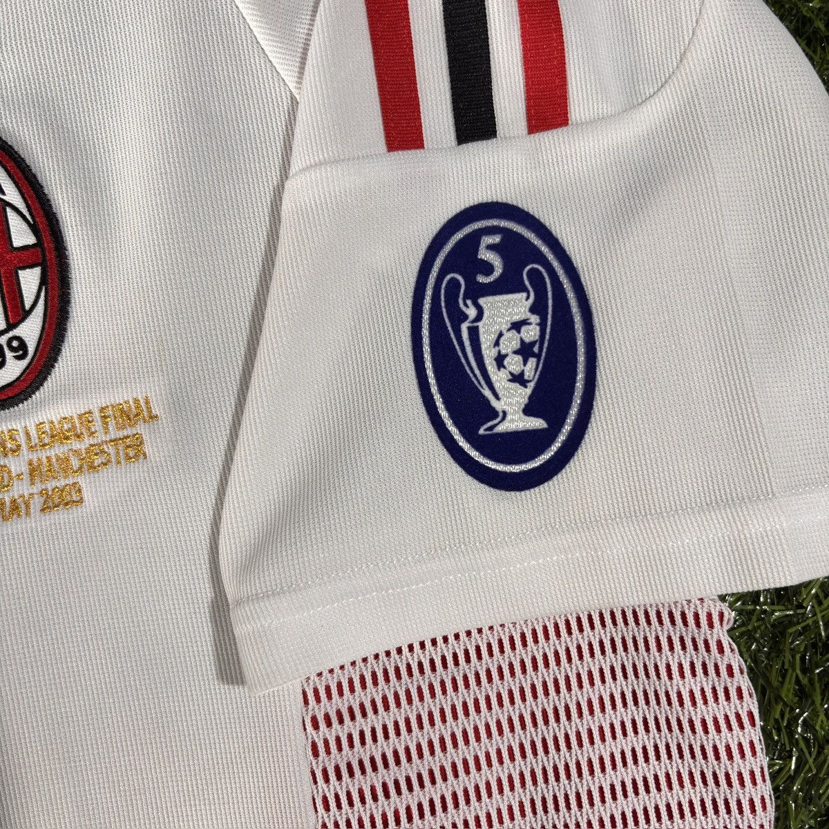 Adidas Ac Milan Away 2002-03 Champions League Final Shevchenko #9 Size US M / EU 48-50 / 2 - 7 Thumbnail