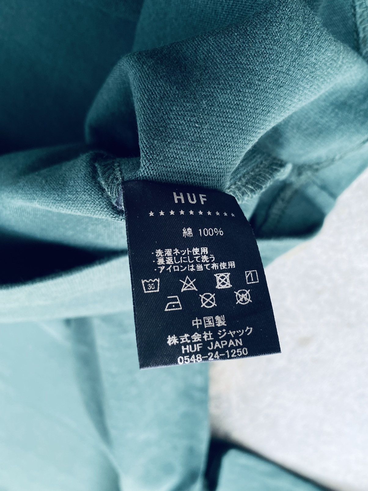 Huf HUF Sun Embroidery Center Rare Tees Size US L / EU 52-54 / 3 - 8 Thumbnail