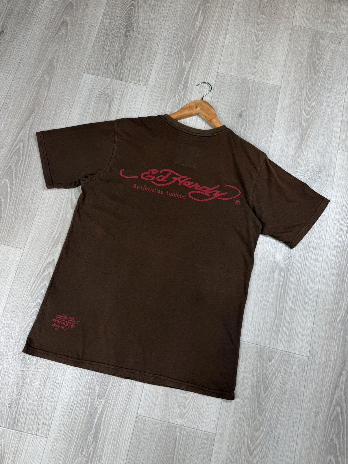 Ed Hardy Men’s Vintage Ed Hardy by Christian Audigier T-Shirt Y2K Size US L / EU 52-54 / 3 - 9 Thumbnail