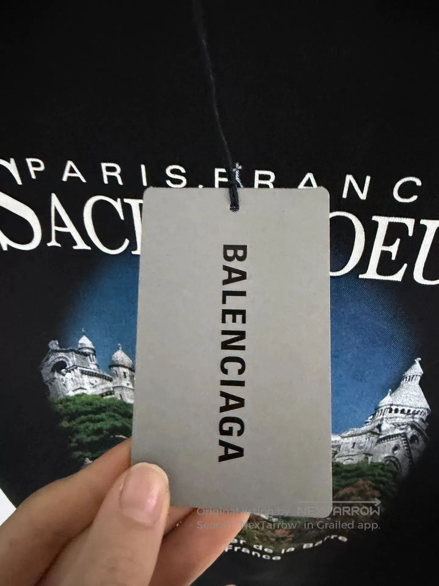 Balenciaga Balenciaga Castle Print Short - Sleeved T - Shirt. Size XXS / US 00 / IT 34 - 3 Thumbnail