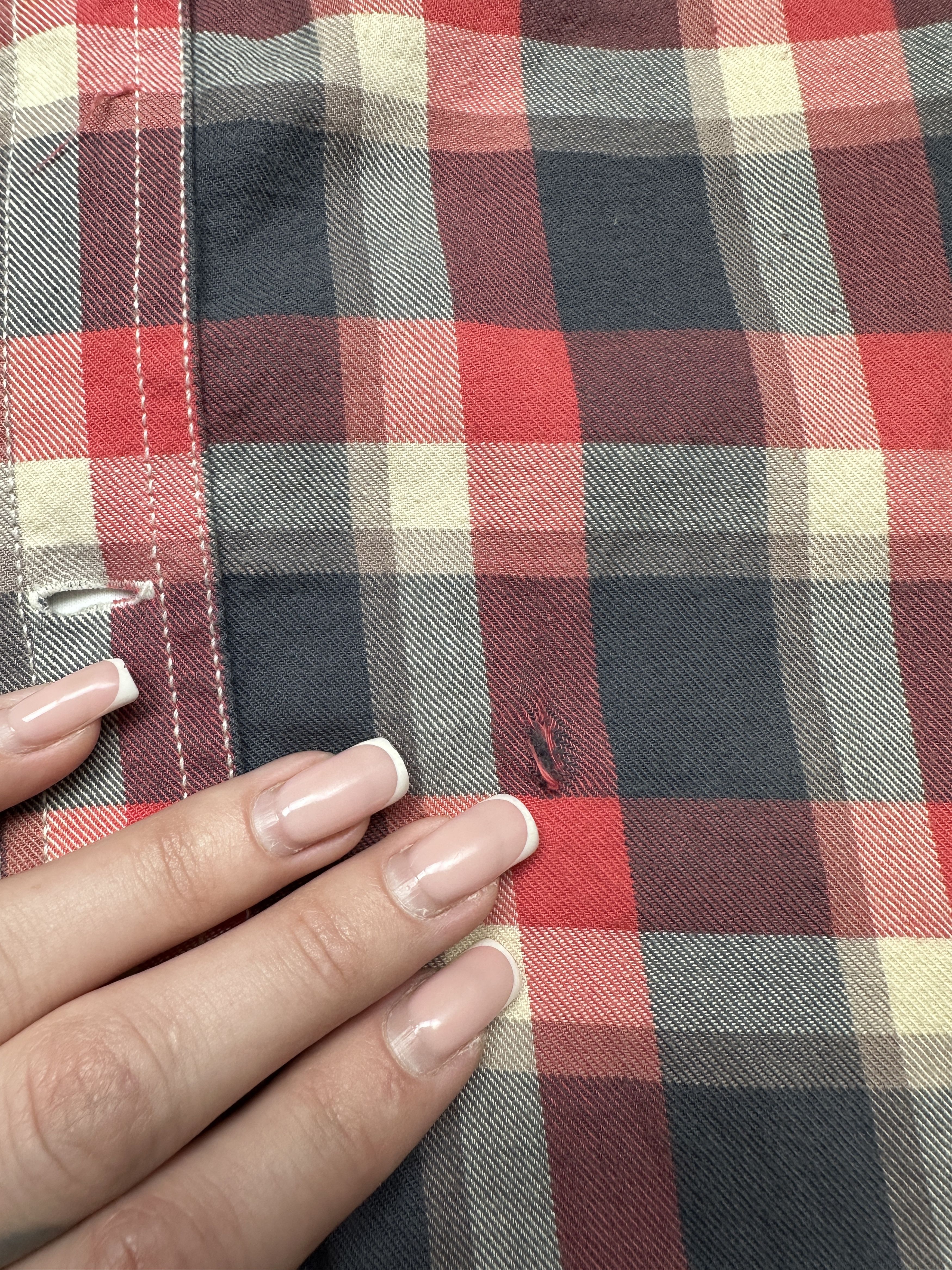 Levi's Levi's Vintage Mens Flannel Plaid Shirt Size US XL / EU 56 / 4 - 4 Thumbnail