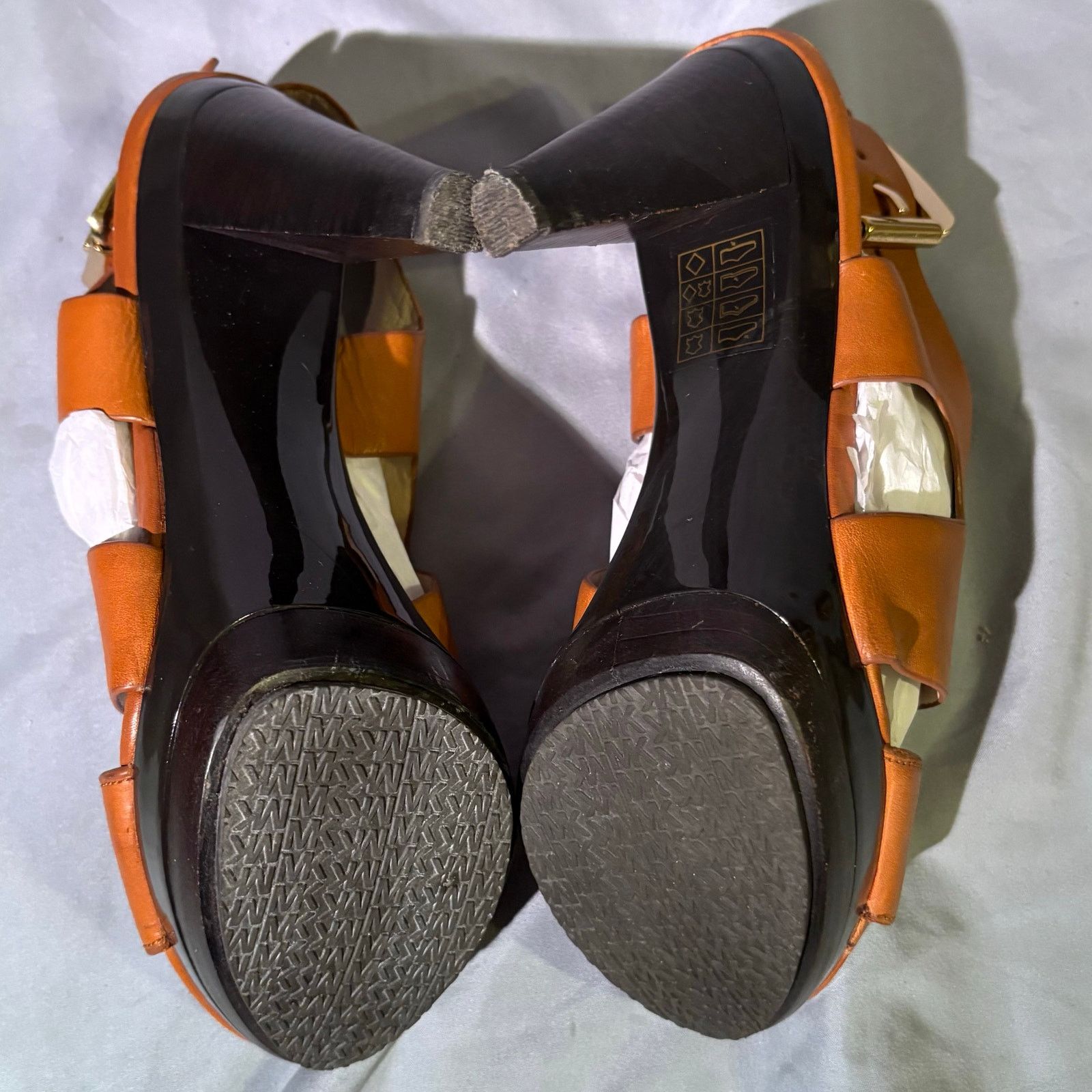 Michael Kors Michael Kors Tan Leather Platform Heels Size 7.5 – Slingback Size US 7.5 / IT 37.5 - 6 Thumbnail