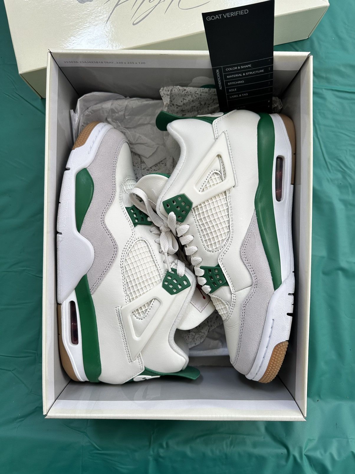 Nike SB x Jordan 4 Pine Green