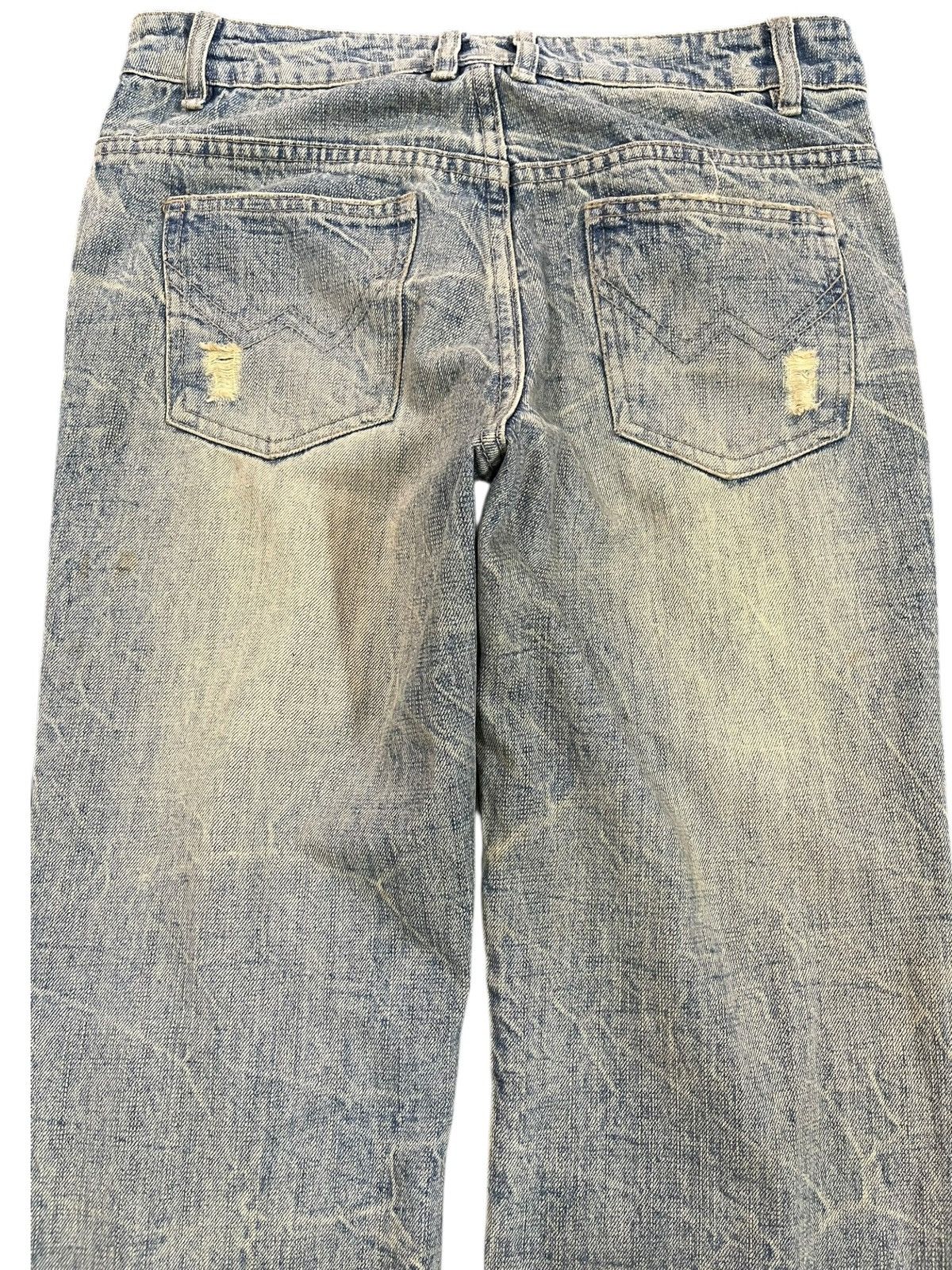Japanese Brand Vintage Mystic Jeans Mudwash Distressed Denim Size US 30 / EU 46 - 6 Thumbnail