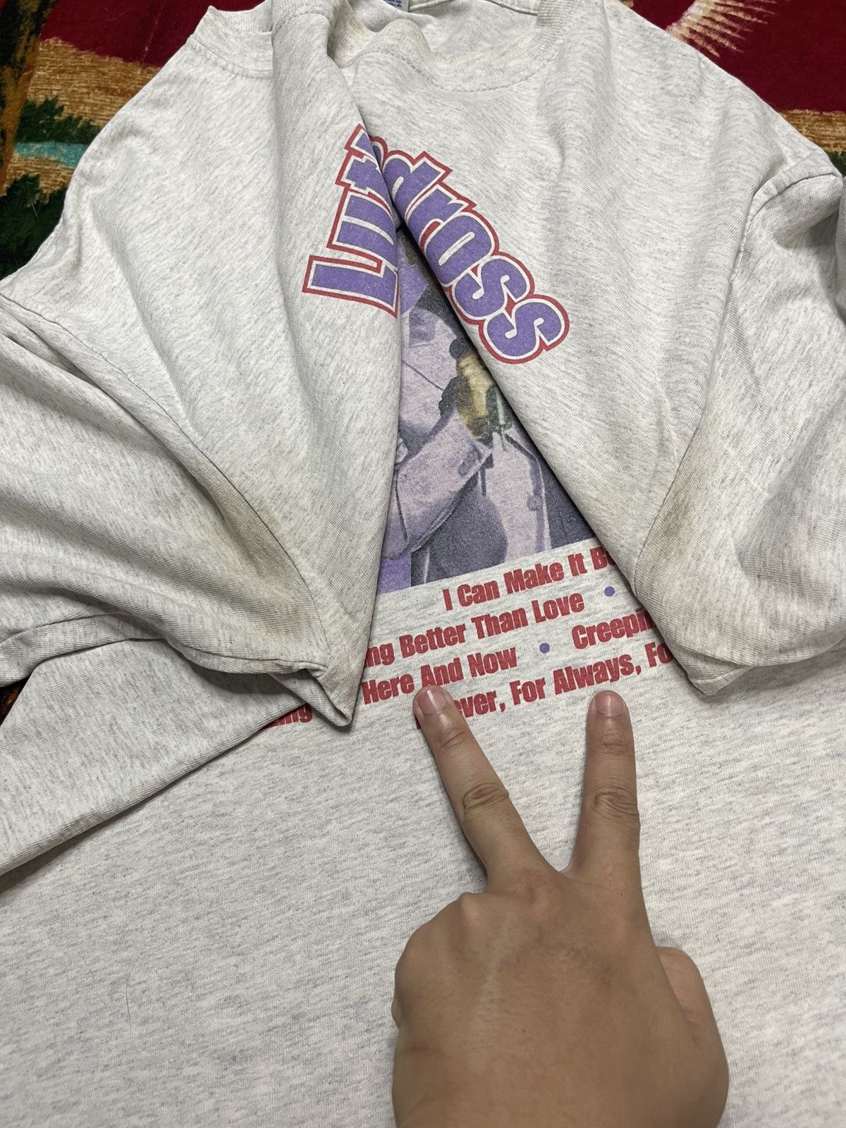 Band Tees × Vintage Rare Vintage Luther Vandross Tee - Soul Superstar! Size US XL / EU 56 / 4 - 6 Thumbnail